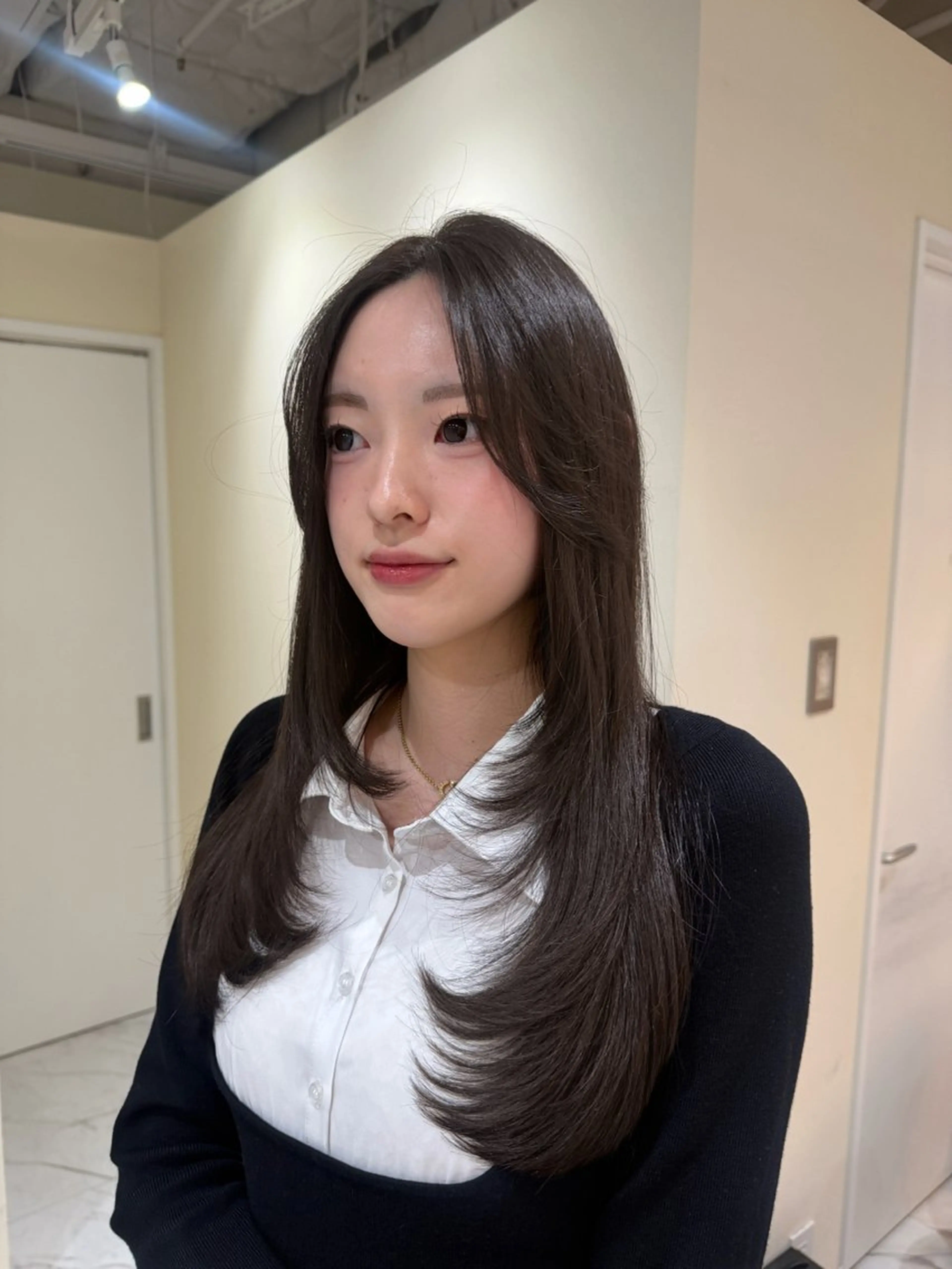 ロング カット ヘアカラー トリートメント レイヤーカット/髪質 改善/momo🎀のヘアスタイル