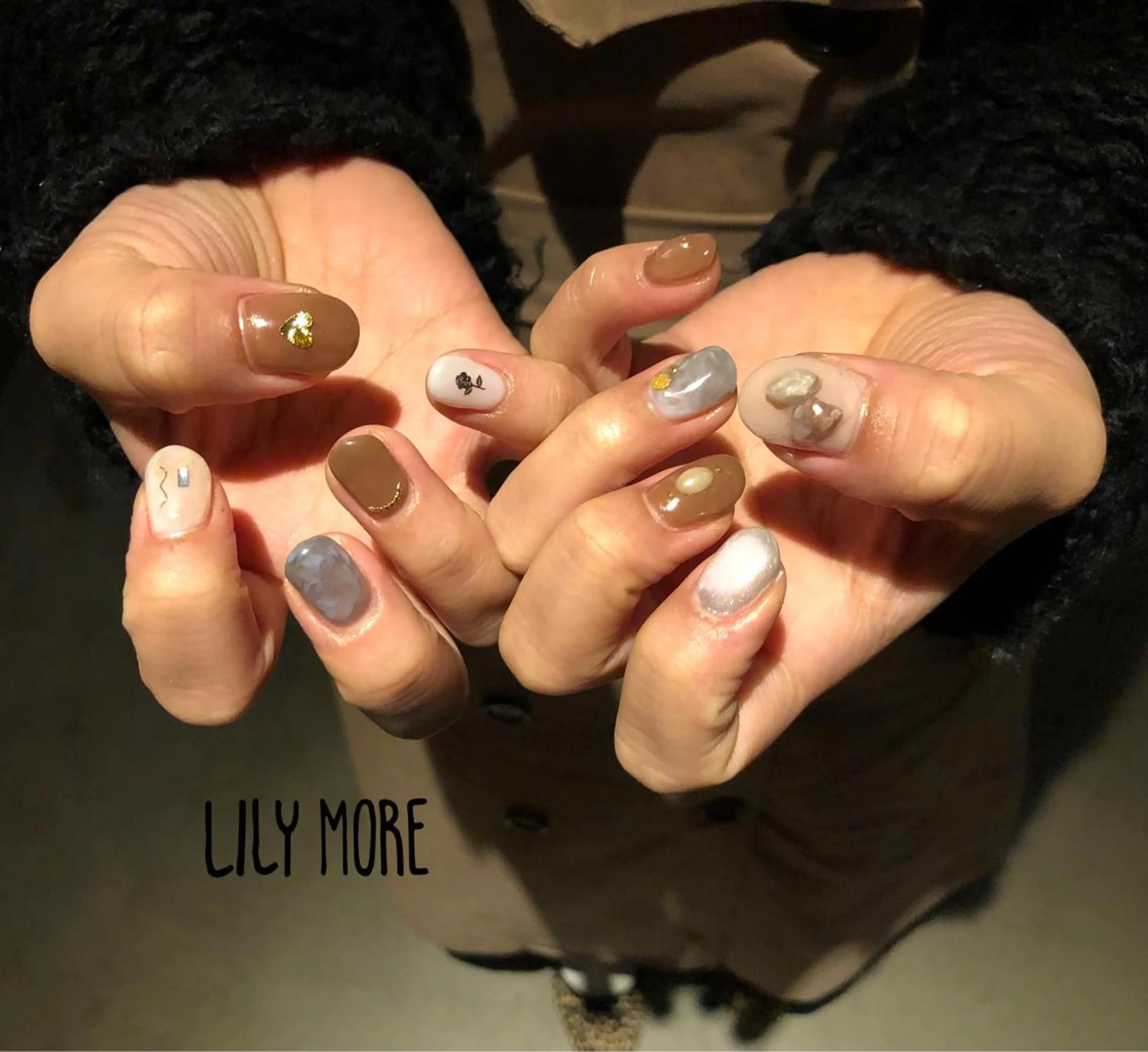 ネイル ニュアンスネイル Lily closetのネイルデザイン