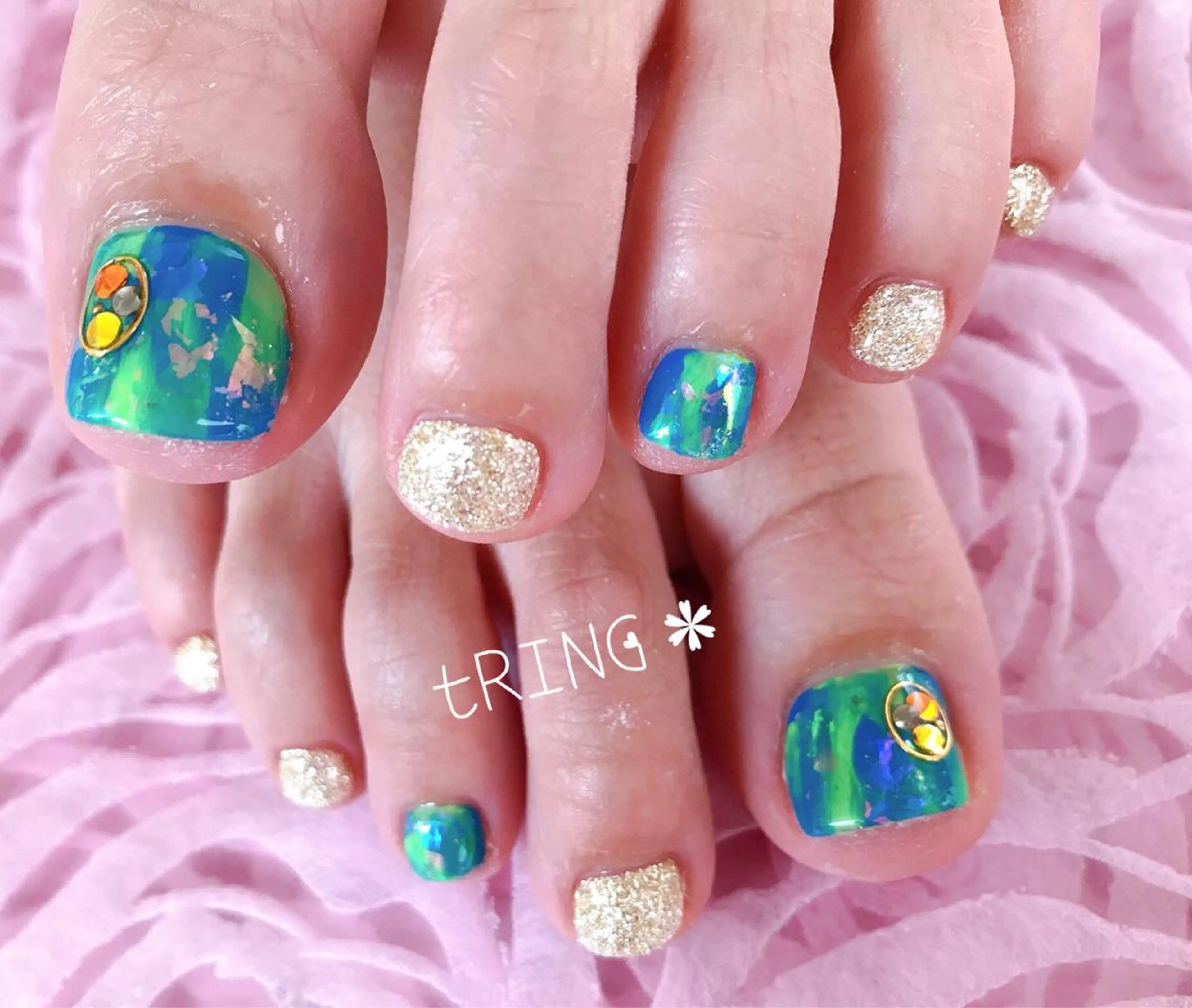 ネイル フットネイル tRING＊ しいの木台のネイルデザイン