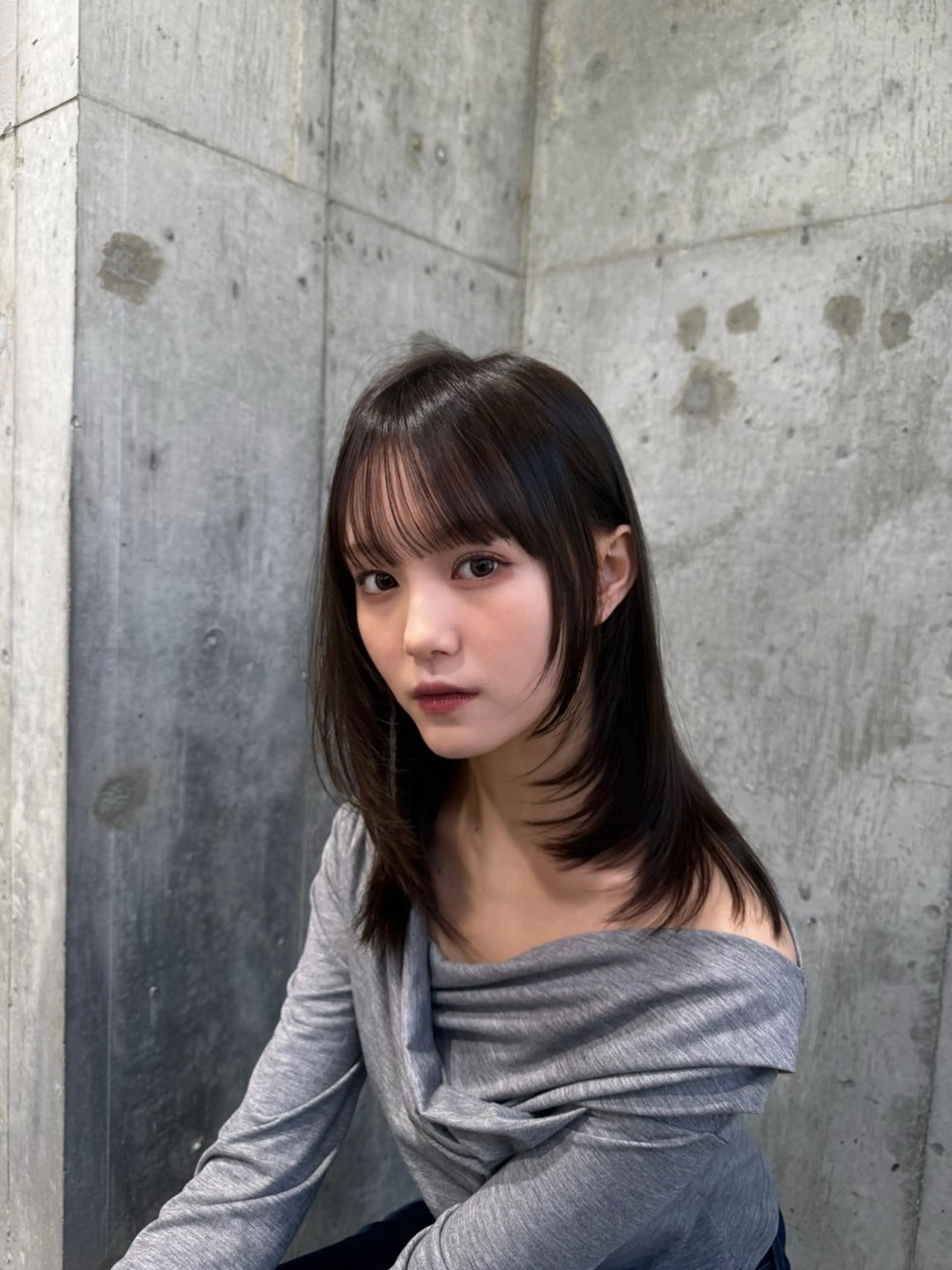 【ロング〜ミディアム限定❕】🩶小顔カット🩶1stepトリートメント付き✨の写真