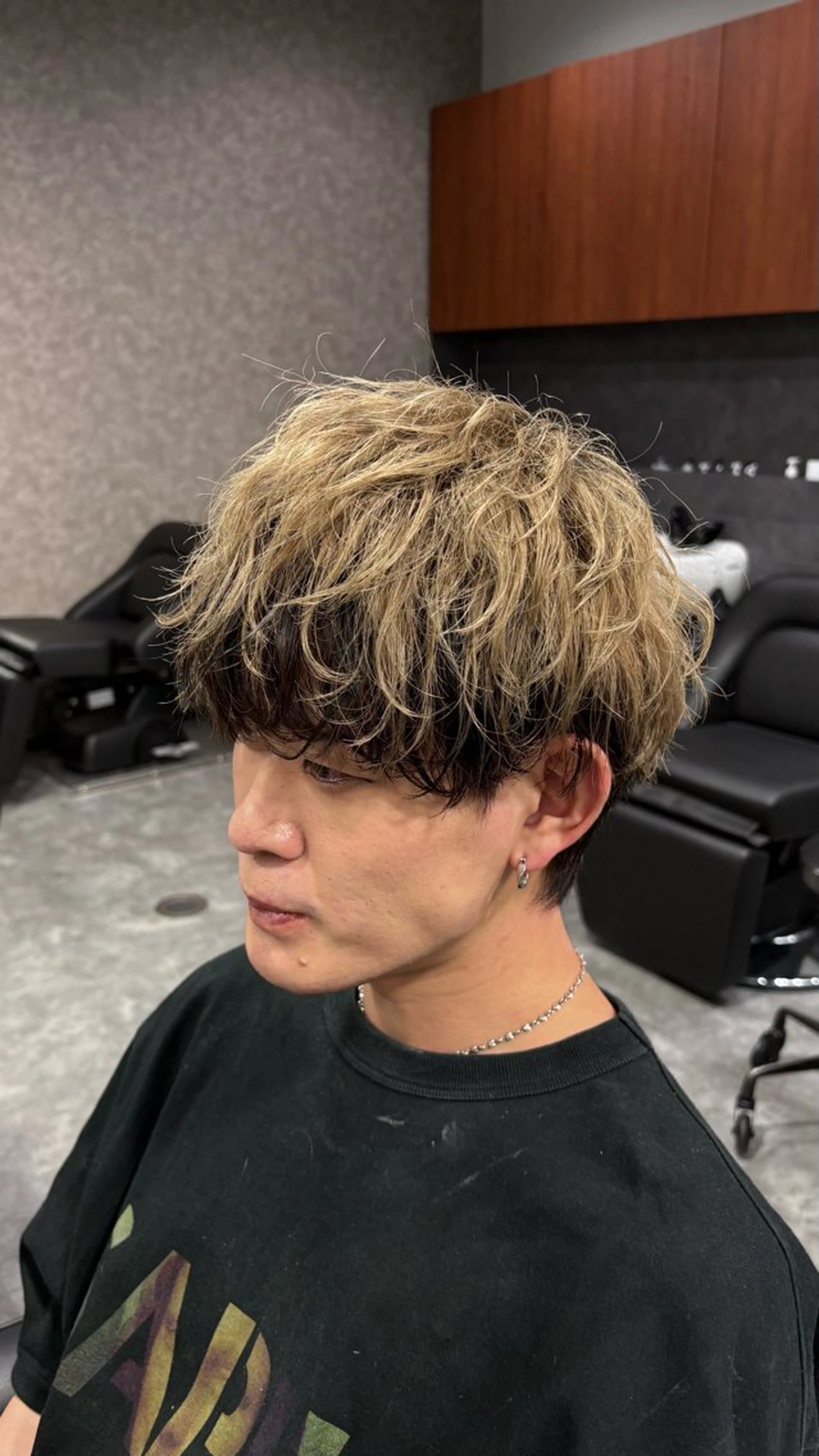 メンズ センターパート フェザーパーマ メンズパーマ カット パーマ Hair Salon LUCEY所属・メンズパーマ/カラ ー/川越/成田最のヘアスタイル
