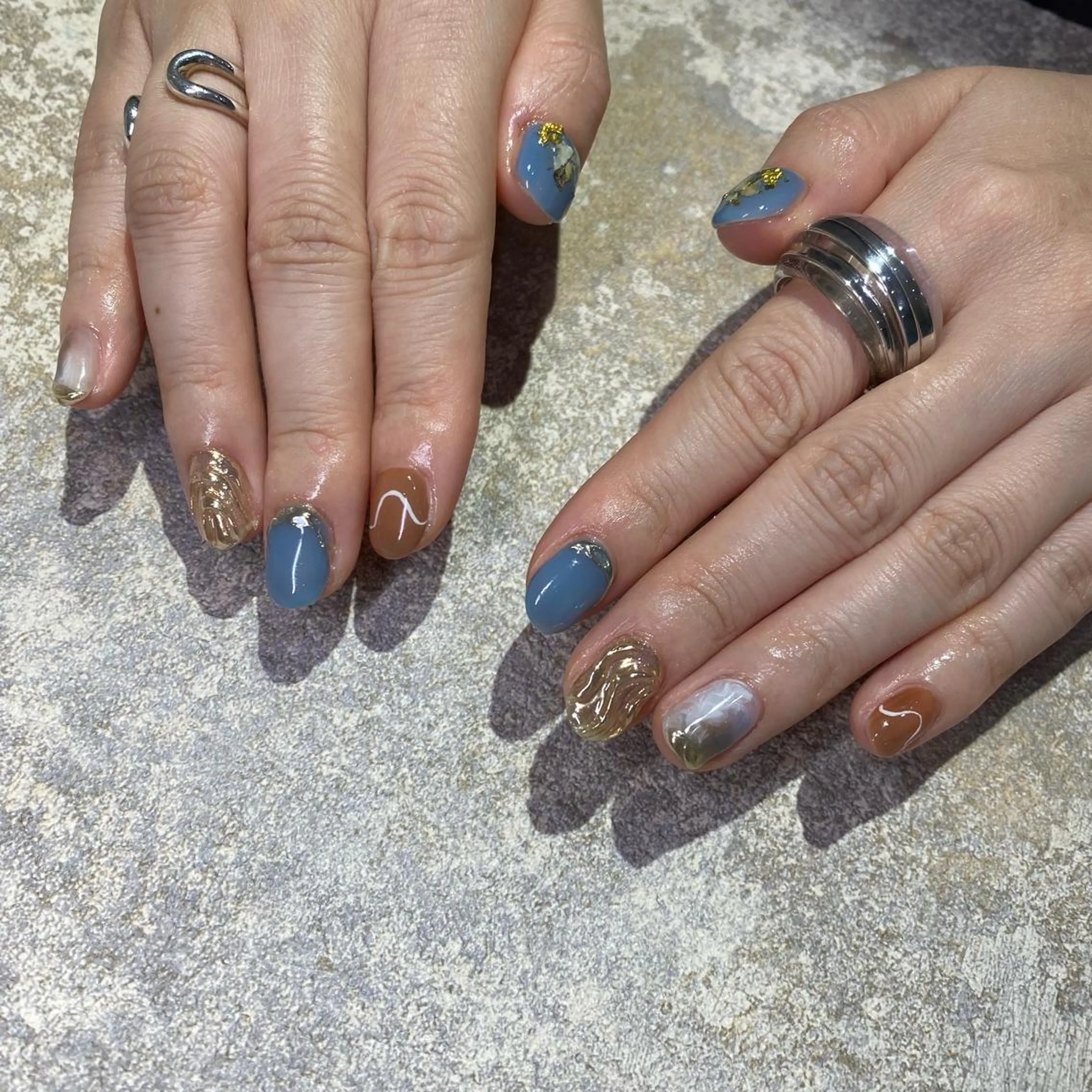 ネイル Amber21.所属・Nagahama Akariのネイルデザイン