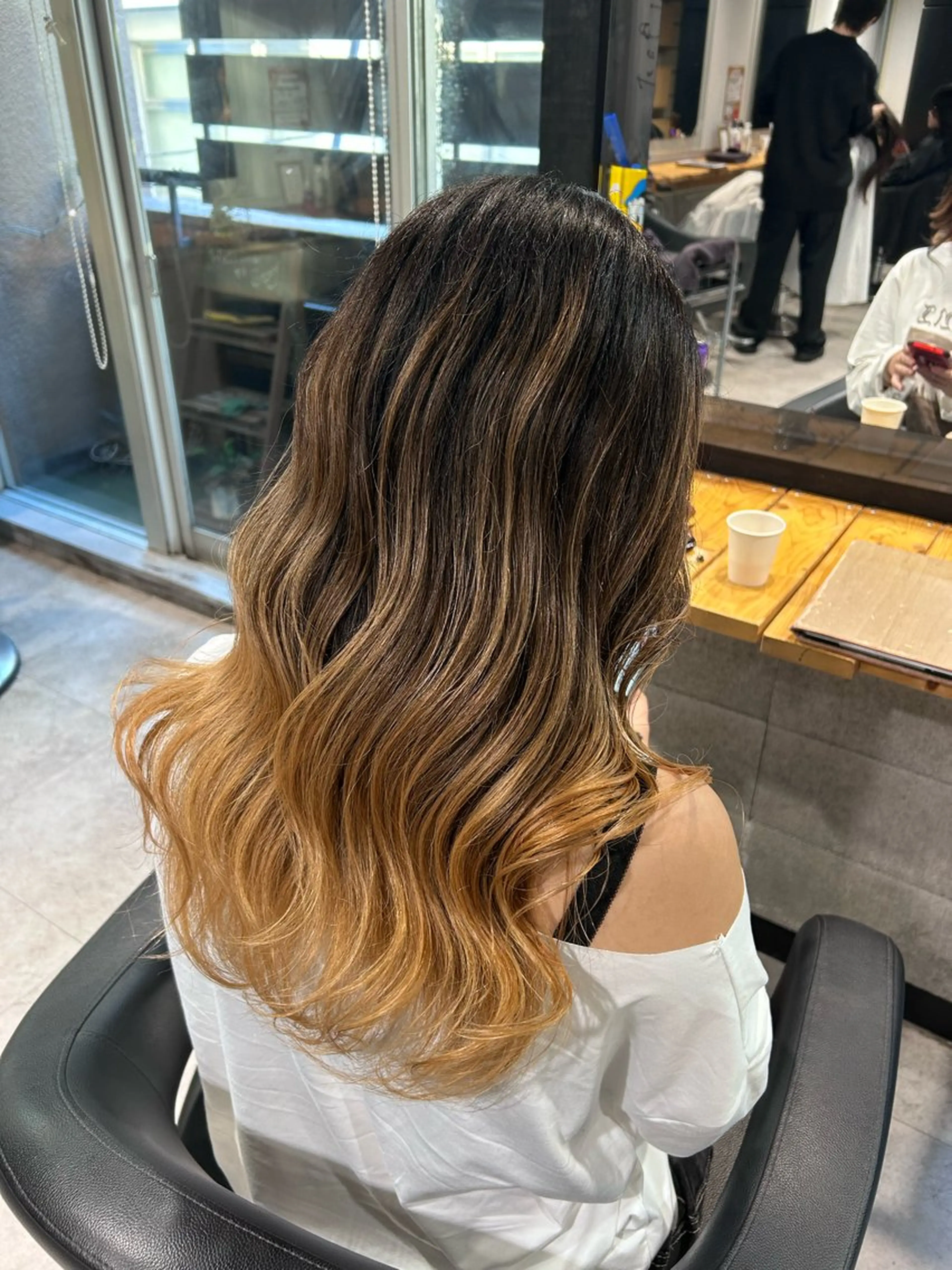 ロング ヘアカラー トリートメント ヘッドスパ 韓国Style♡ Nanami🇰🇷のヘアスタイル