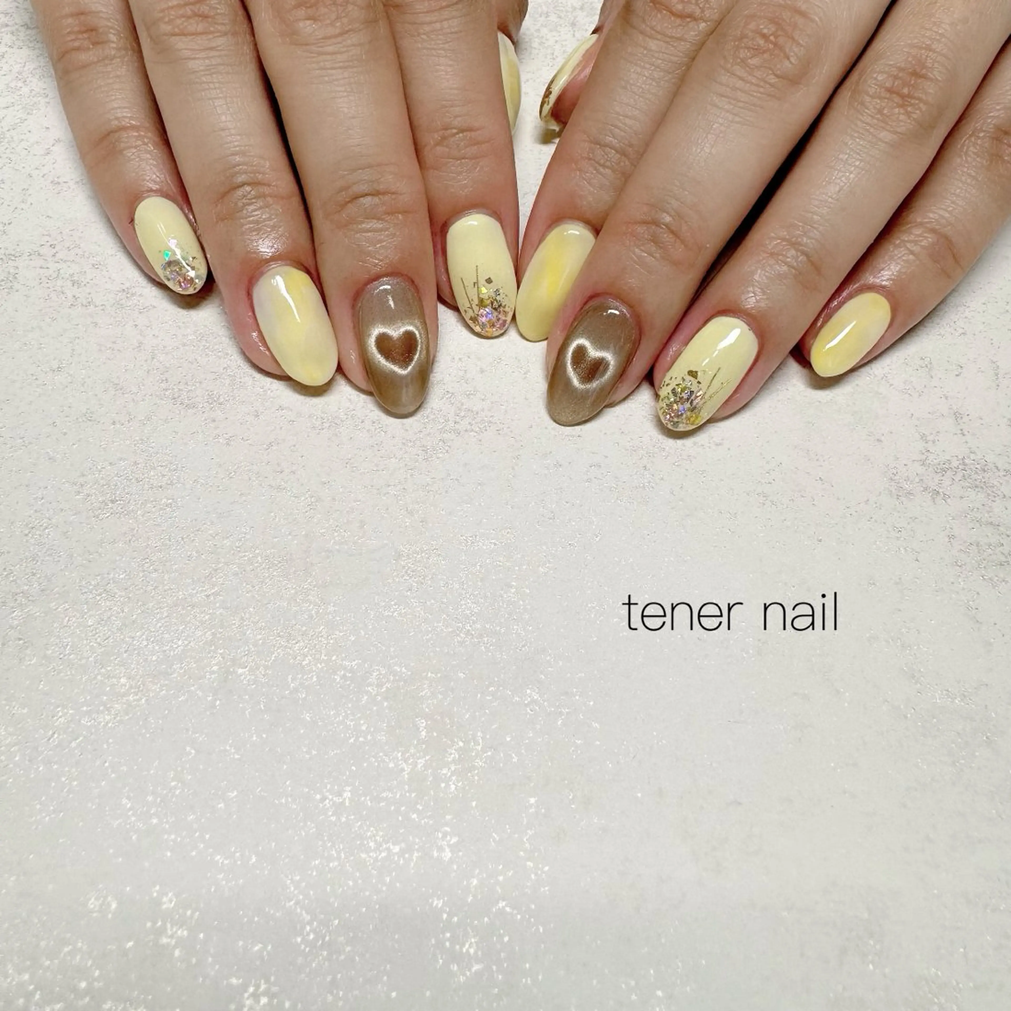 ネイル ハート マグネットネイル ニュアンスネイル ハンドネイル tener  nail  テネルネイル所属・テネルネイル tener nailのネイルデザイン