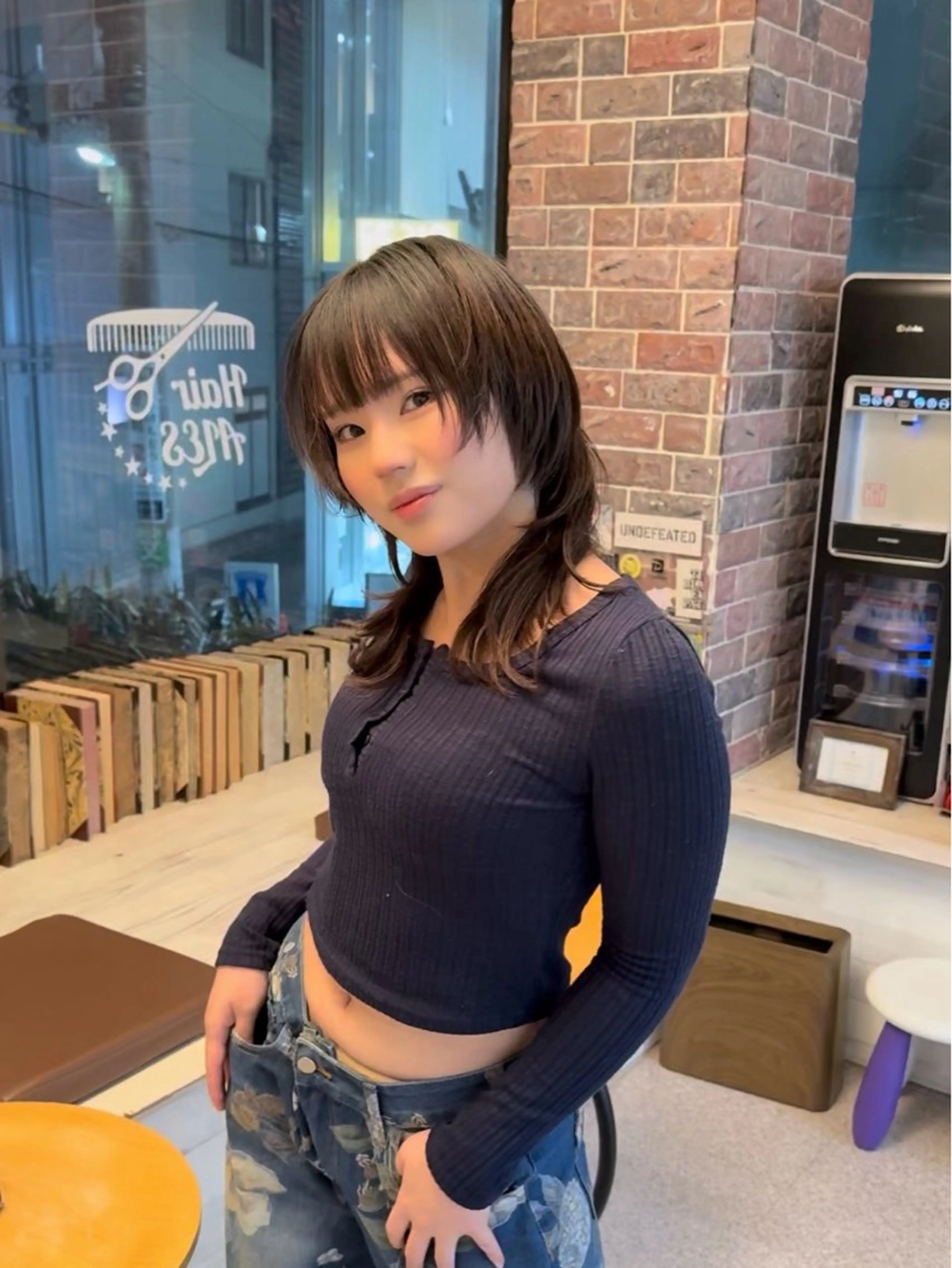 ショート エクステ ウルフレイヤー エクステ/kokiのヘアスタイル