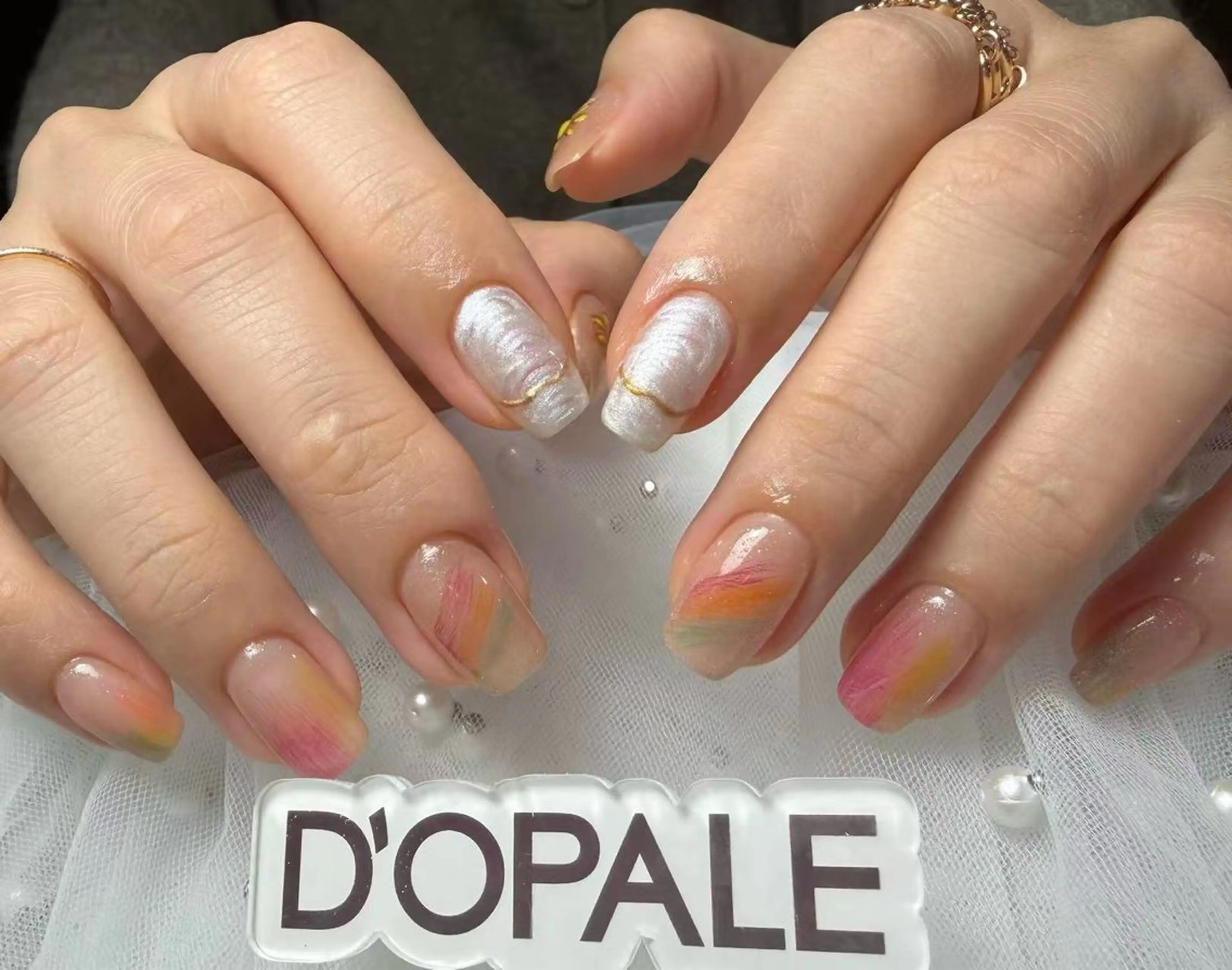 ネイル ハンドネイル D‘OPALEサロン所属・トパサロン 上野kkのネイルデザイン