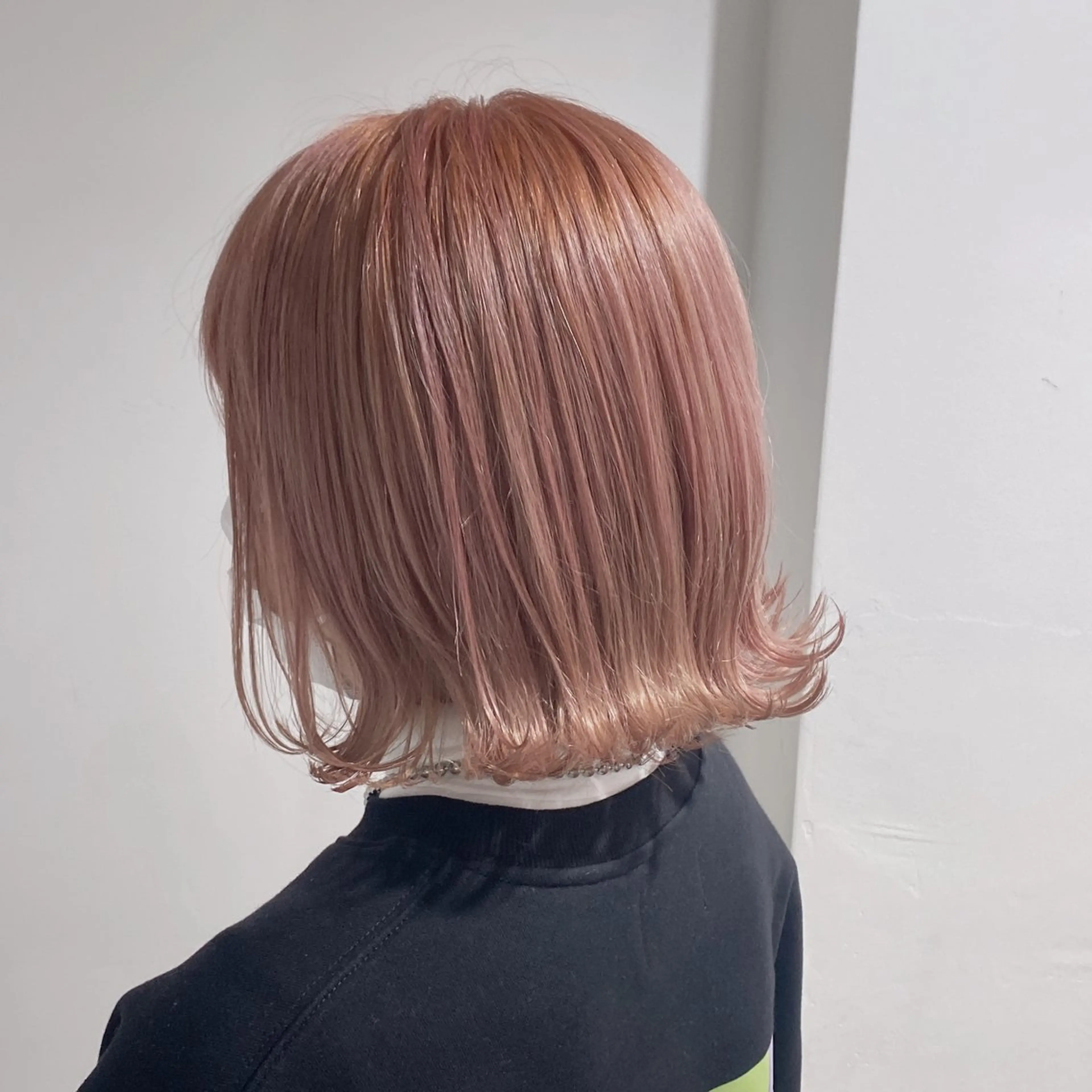 ミディアム カラー ヘアカラー トリートメント ヘッドスパ ヘアセット 韓国レイヤー🕊️ 柔らかベージュ🧸のヘアスタイル