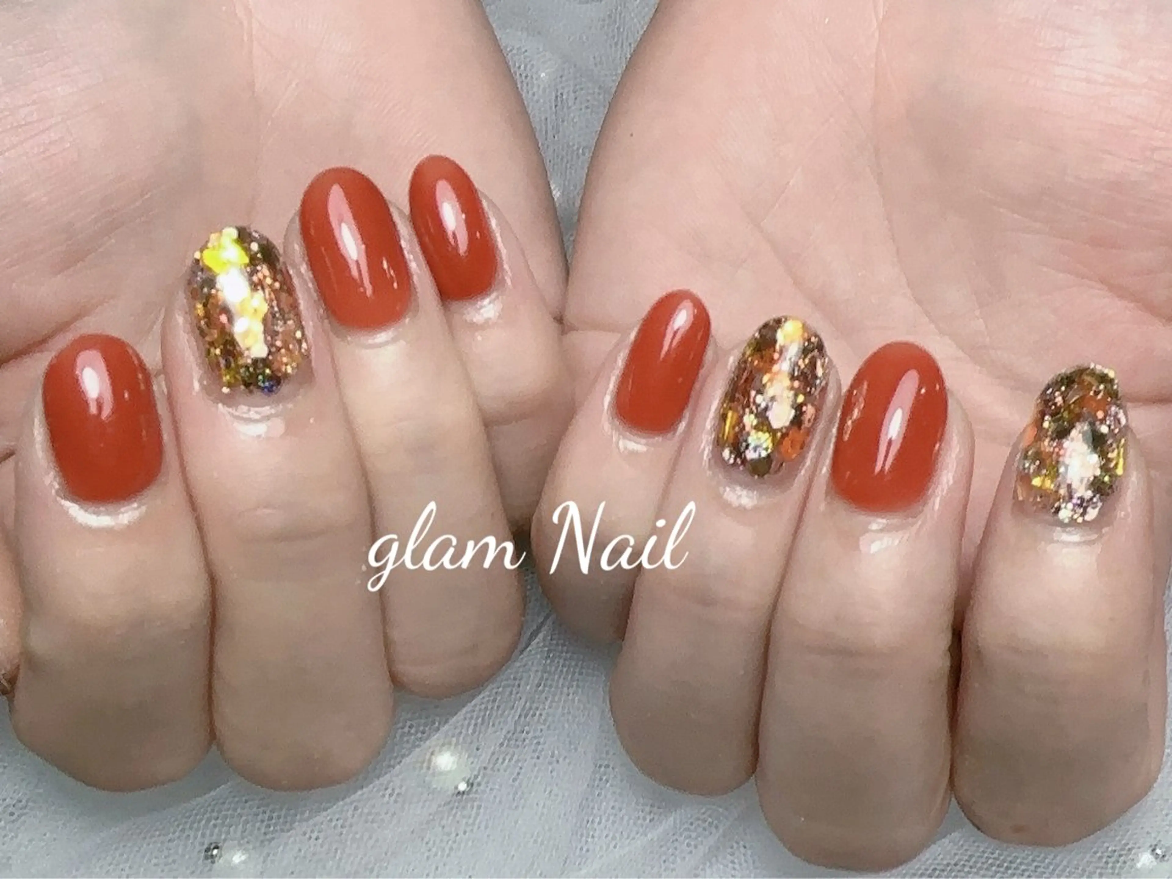 ネイル エツメ💅 長さだし🎀デザインのネイルデザイン