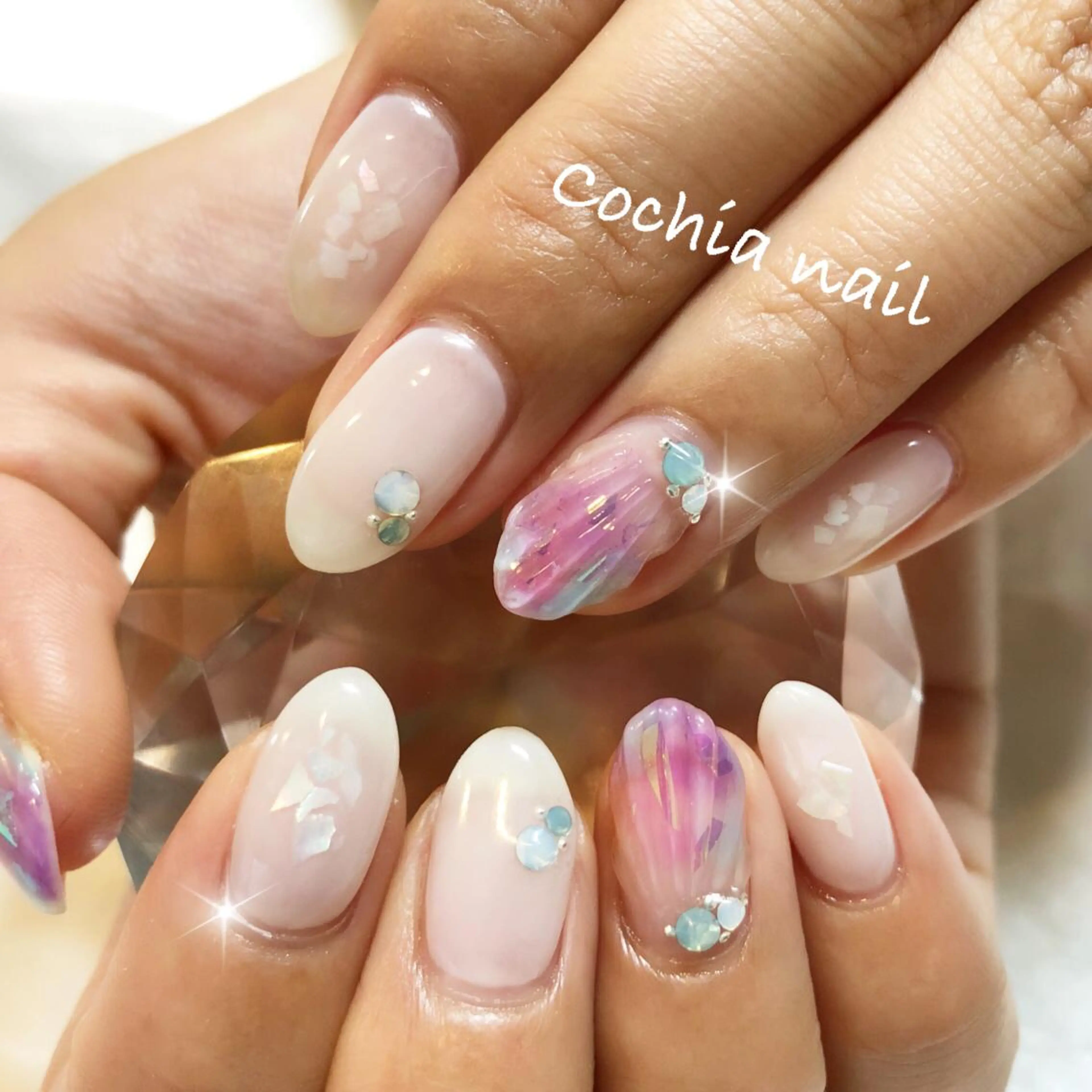 ネイル ハンドネイル ☆Cochia nail☆のネイルデザイン