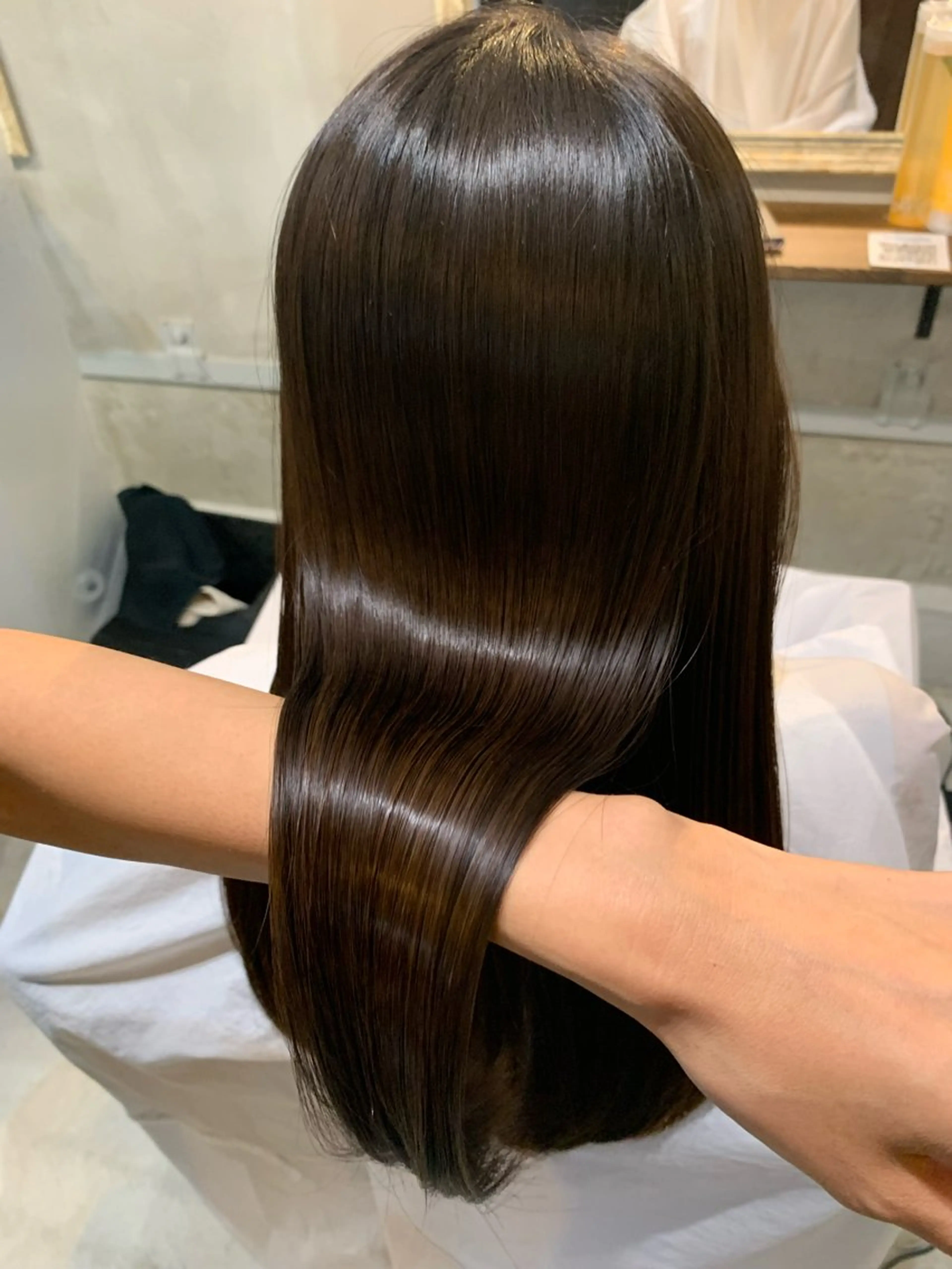 ロング 髪質改善 トリートメント 縮毛矯正 プルエクステ/ カラー🎀🎀ミレイのヘアスタイル