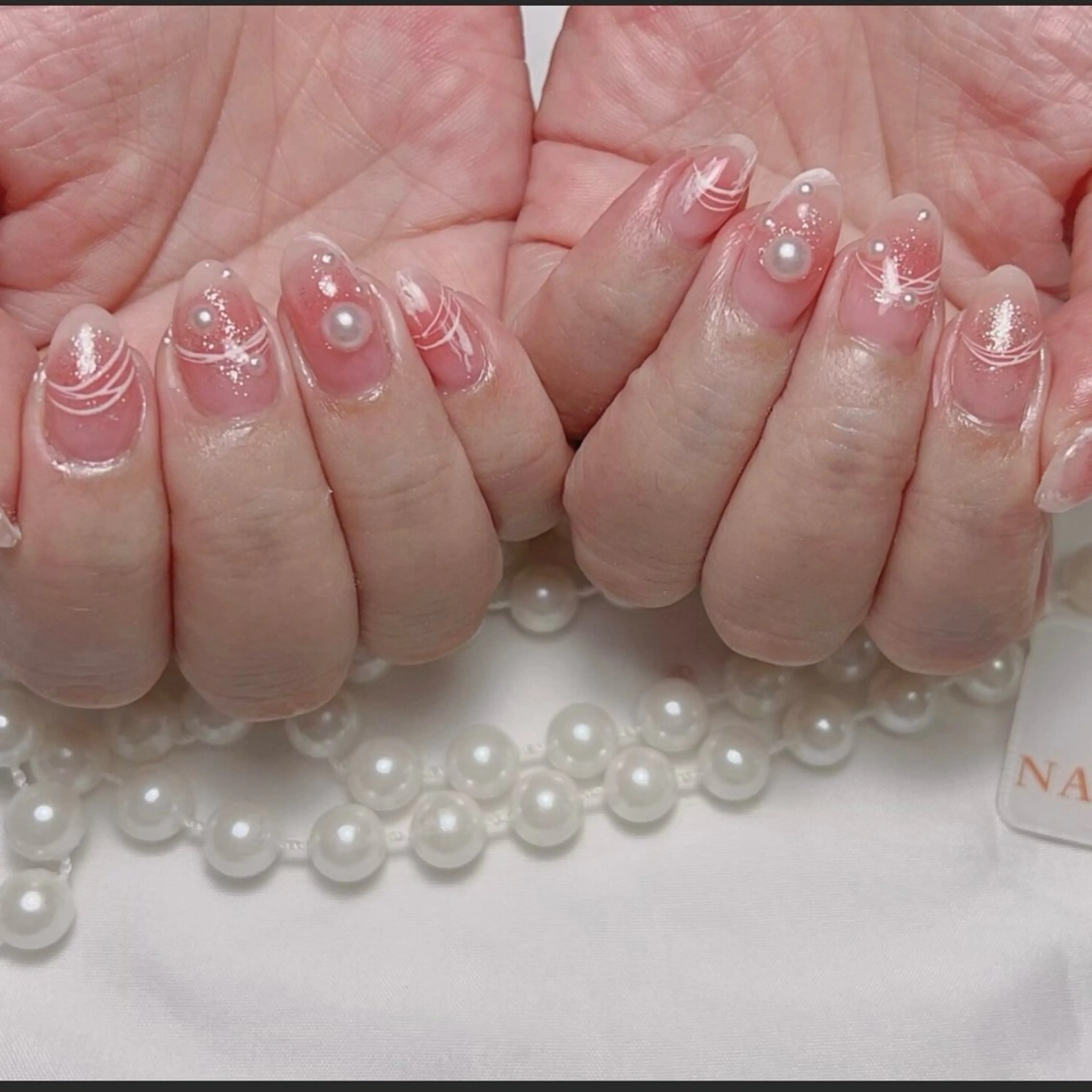 ネイル アートネイル フレンチネイル ジェルネイル グラデーション 韓国ネイル ハンドネイル 💕鈴木ユリ パラジェル/オフ無料のネイルデザイン