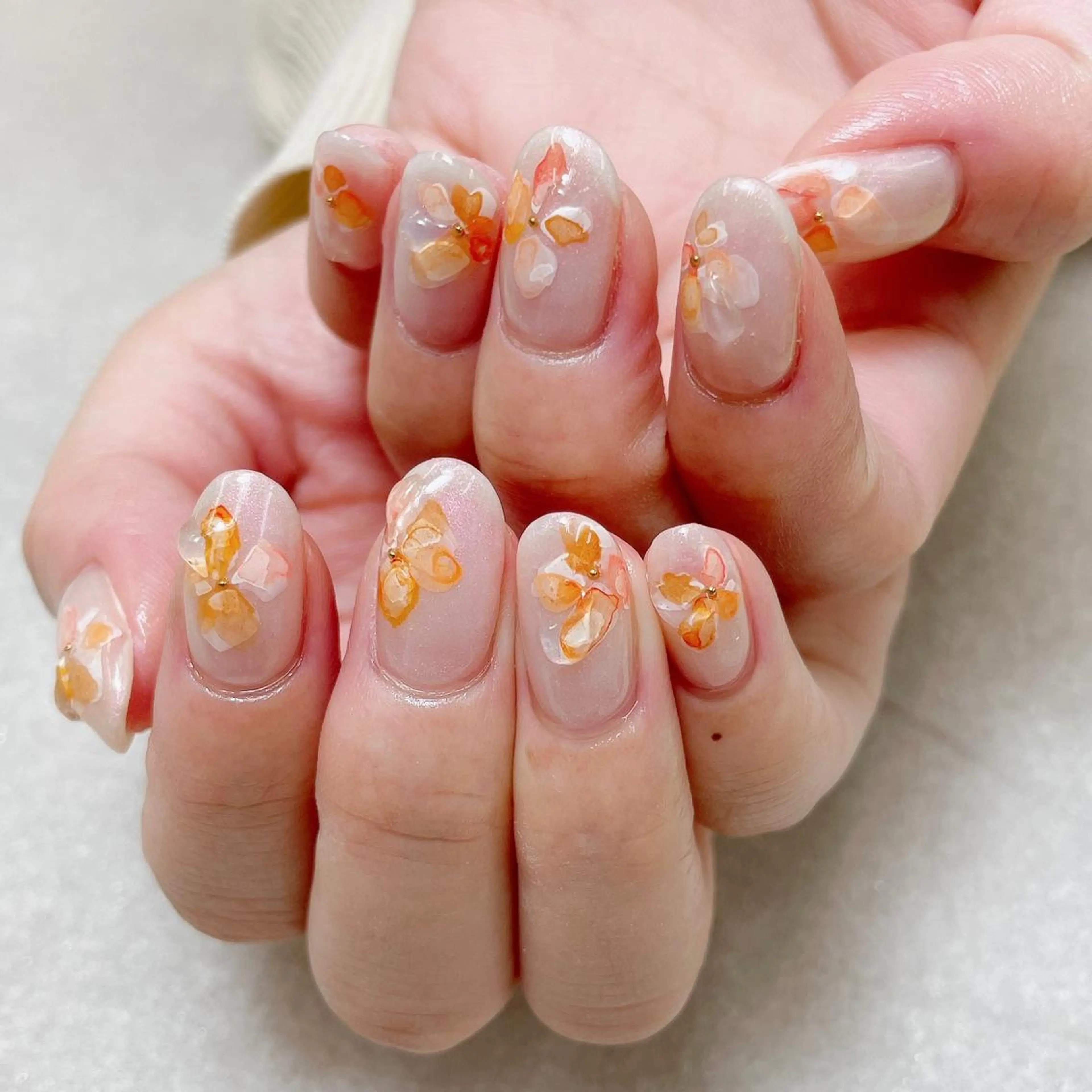 ネイル ハンドネイル A85G ayakoのネイルデザイン