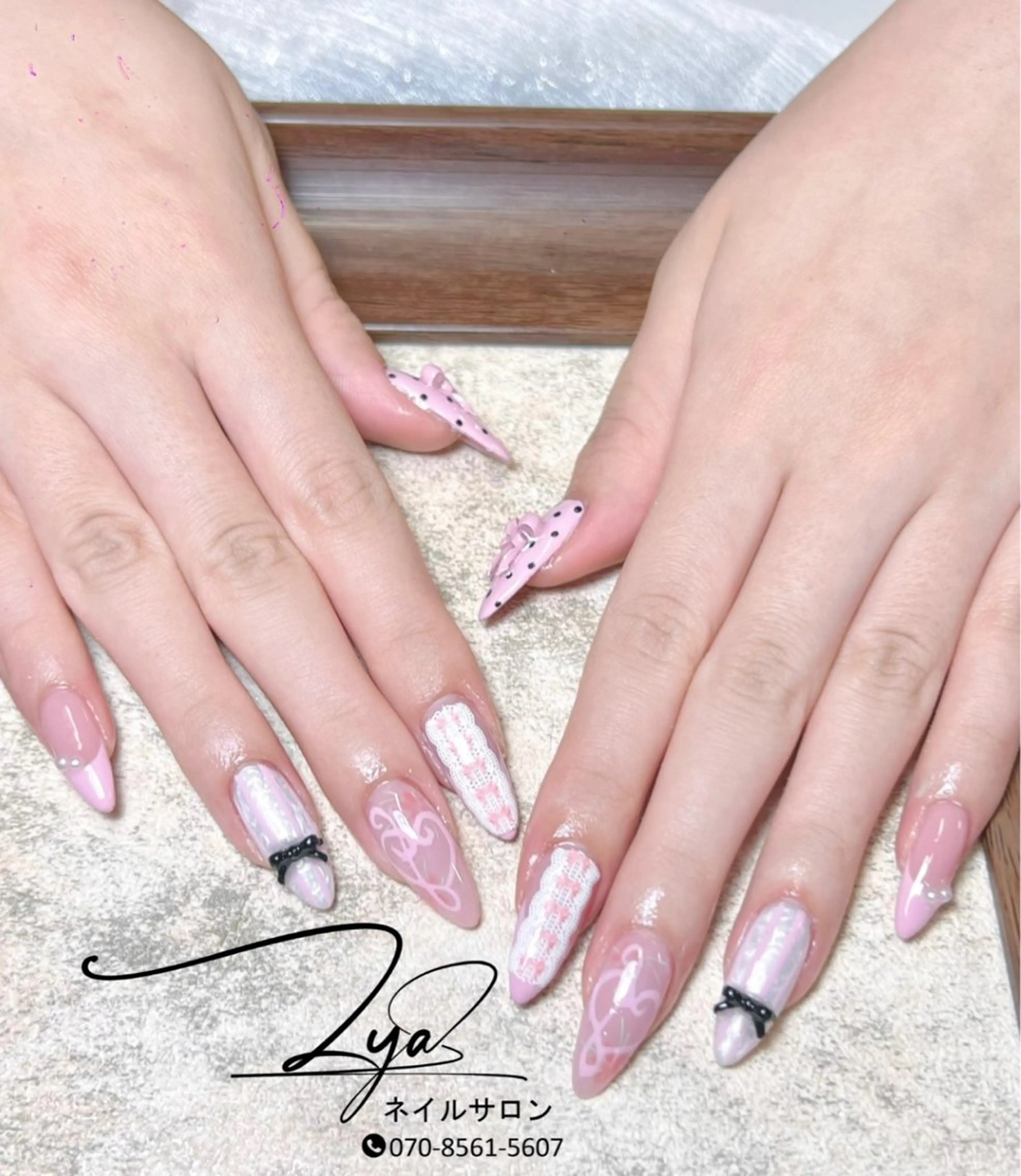 ネイル アートネイル ジェルネイル スカルプネイル Lya Nail Salonのネイルデザイン