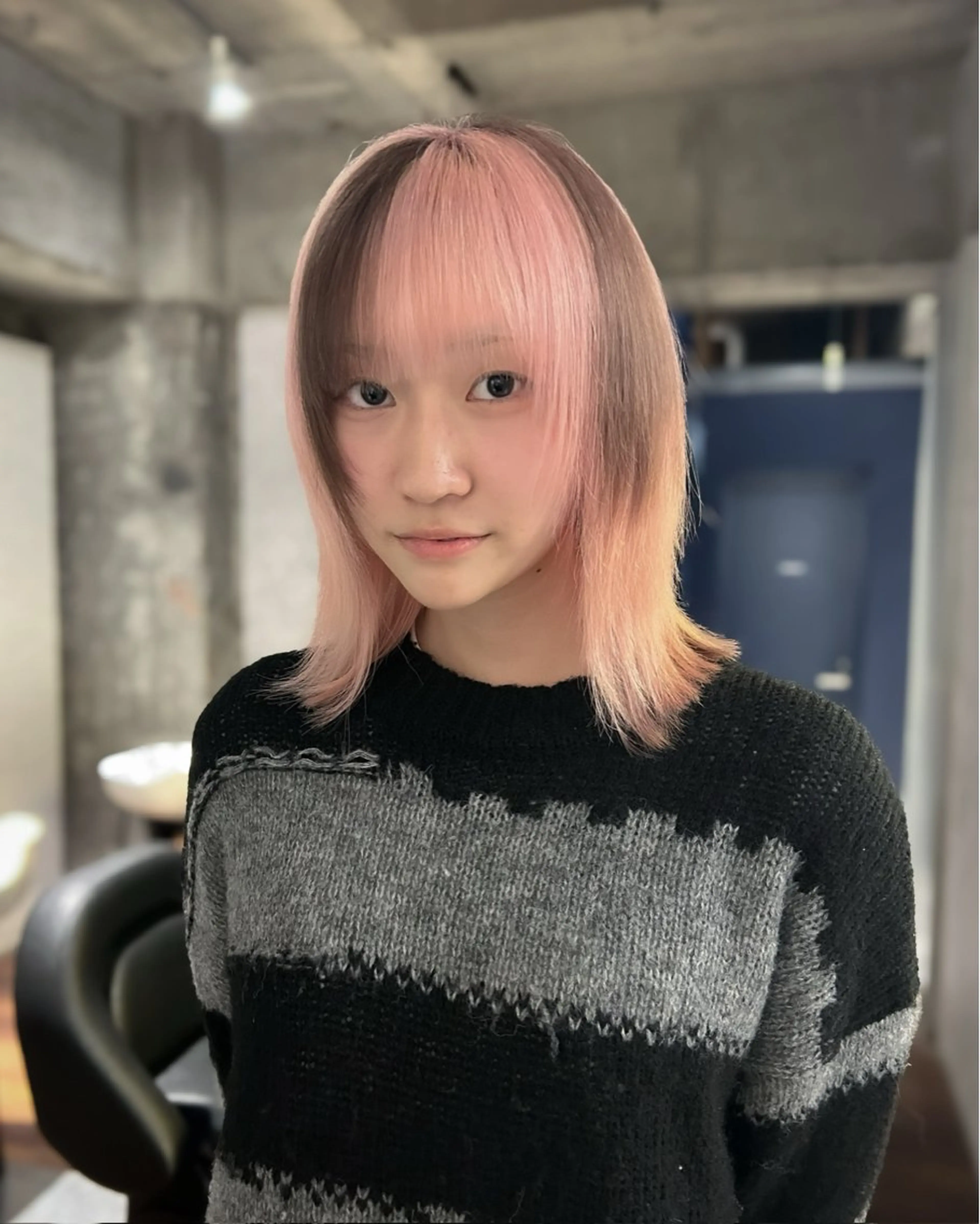 ミディアム カラー ナチュラル・ハイトー ン🏆HINOKIのヘアスタイル