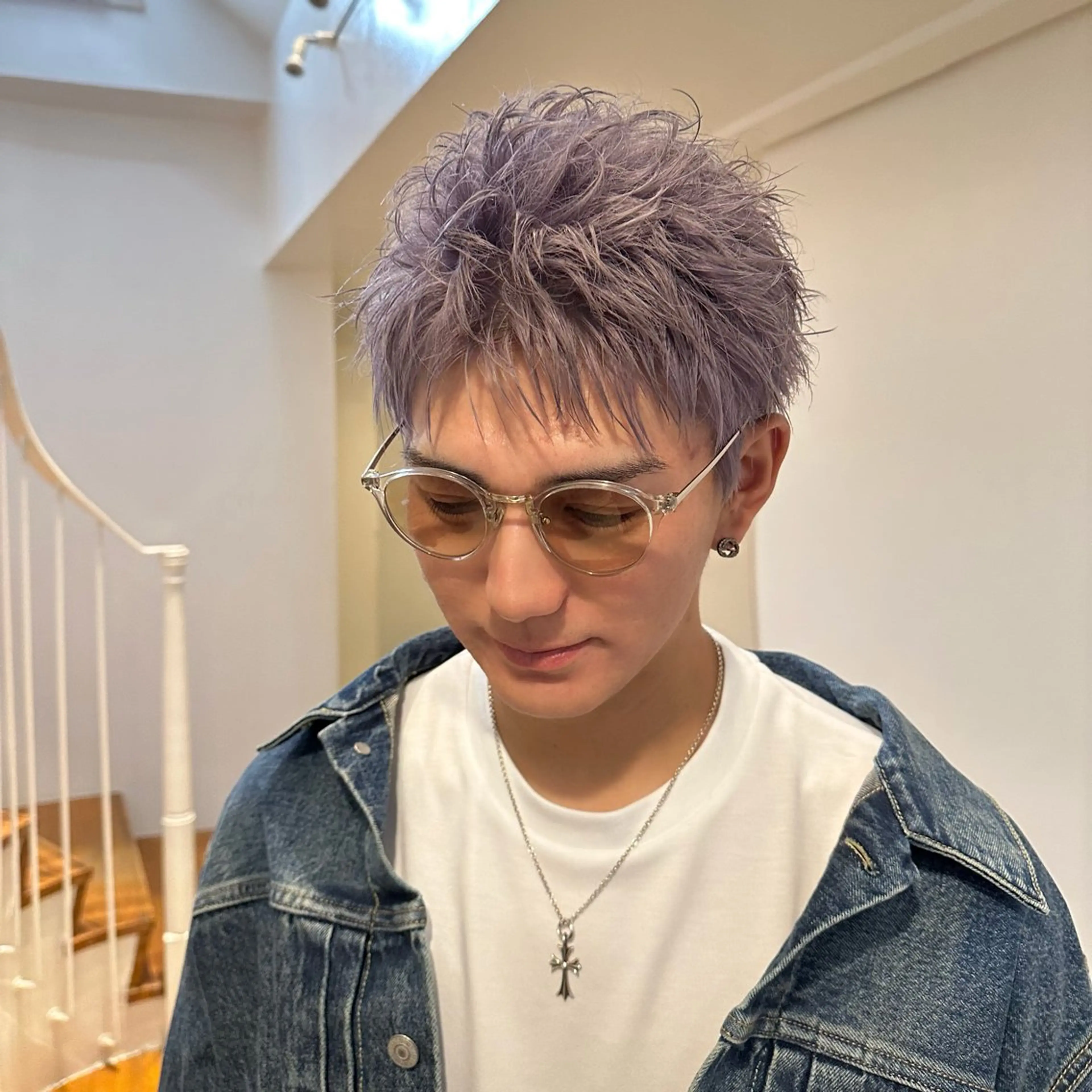 ショート メンズ 艶カラー／艶髪/川上 慶貴のヘアスタイル