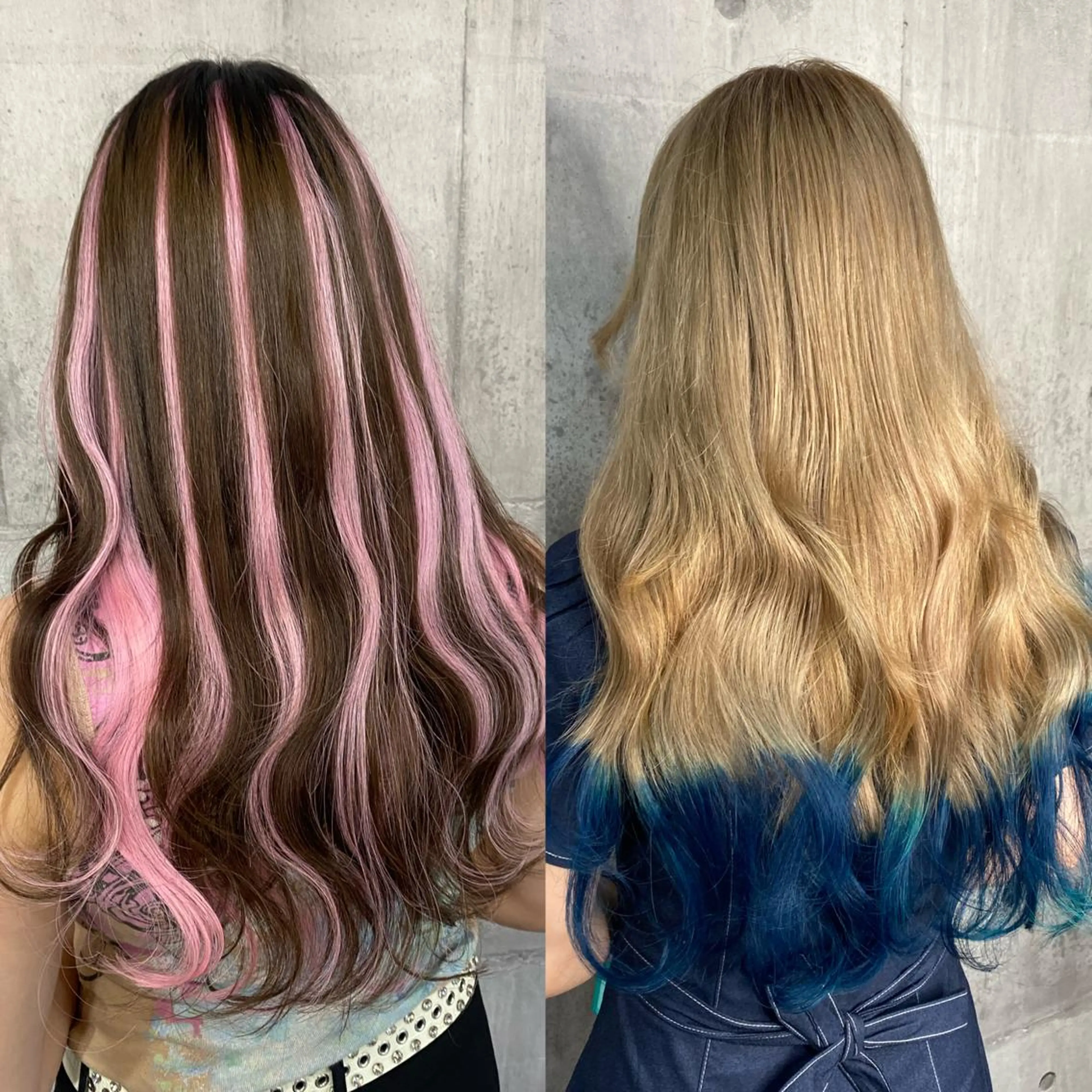 ロング カラー シールエクステ ブリーチ 抜きっぱなしブロンド ブロンド ハイトーンカラー エクステ SHURI❤️‍🔥 中/韓mix ♡のヘアスタイル