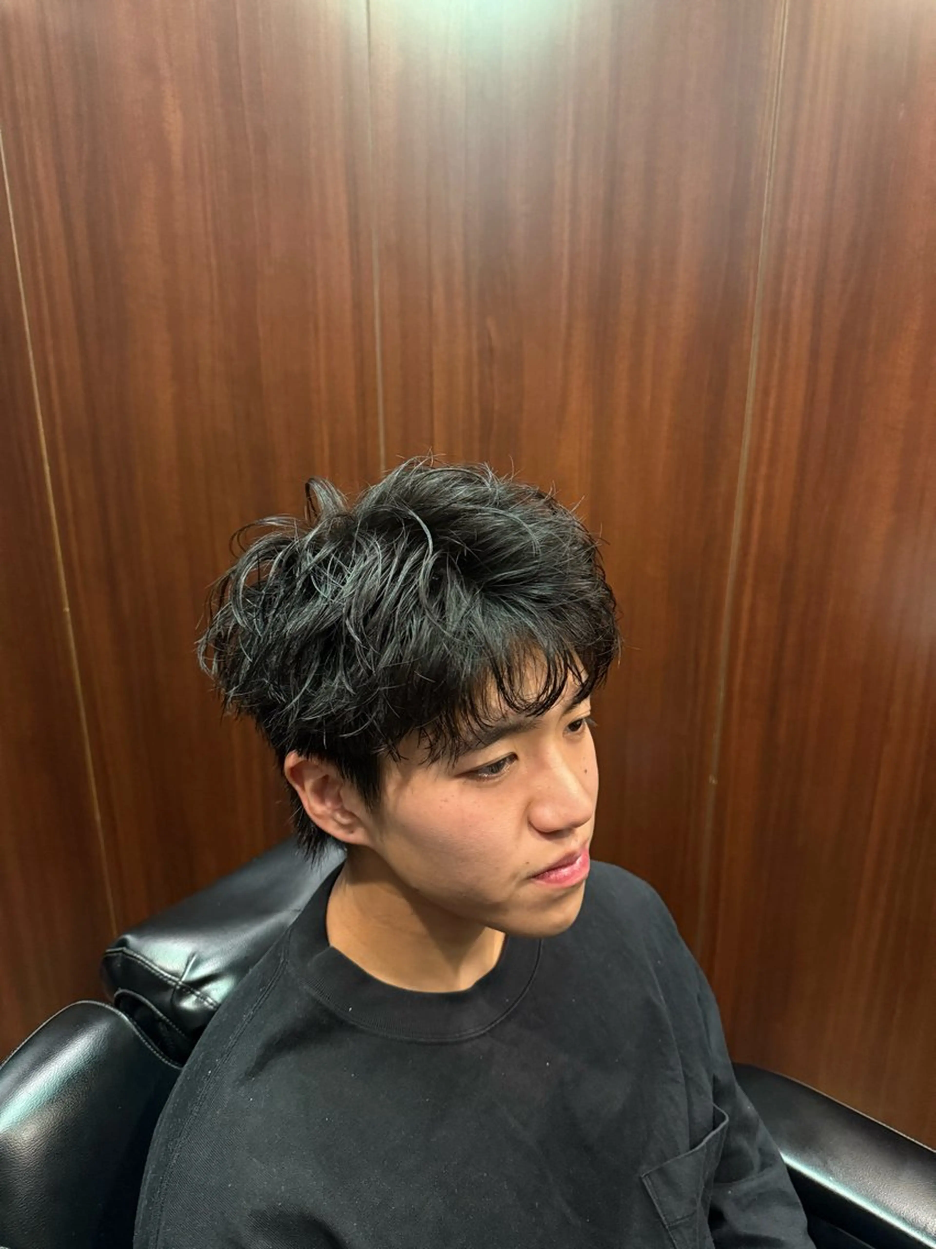 ショート メンズ メンズパーマ ヒロ銀座ヘアーサロン西口店所属・佐々木 斗磨のヘアスタイル