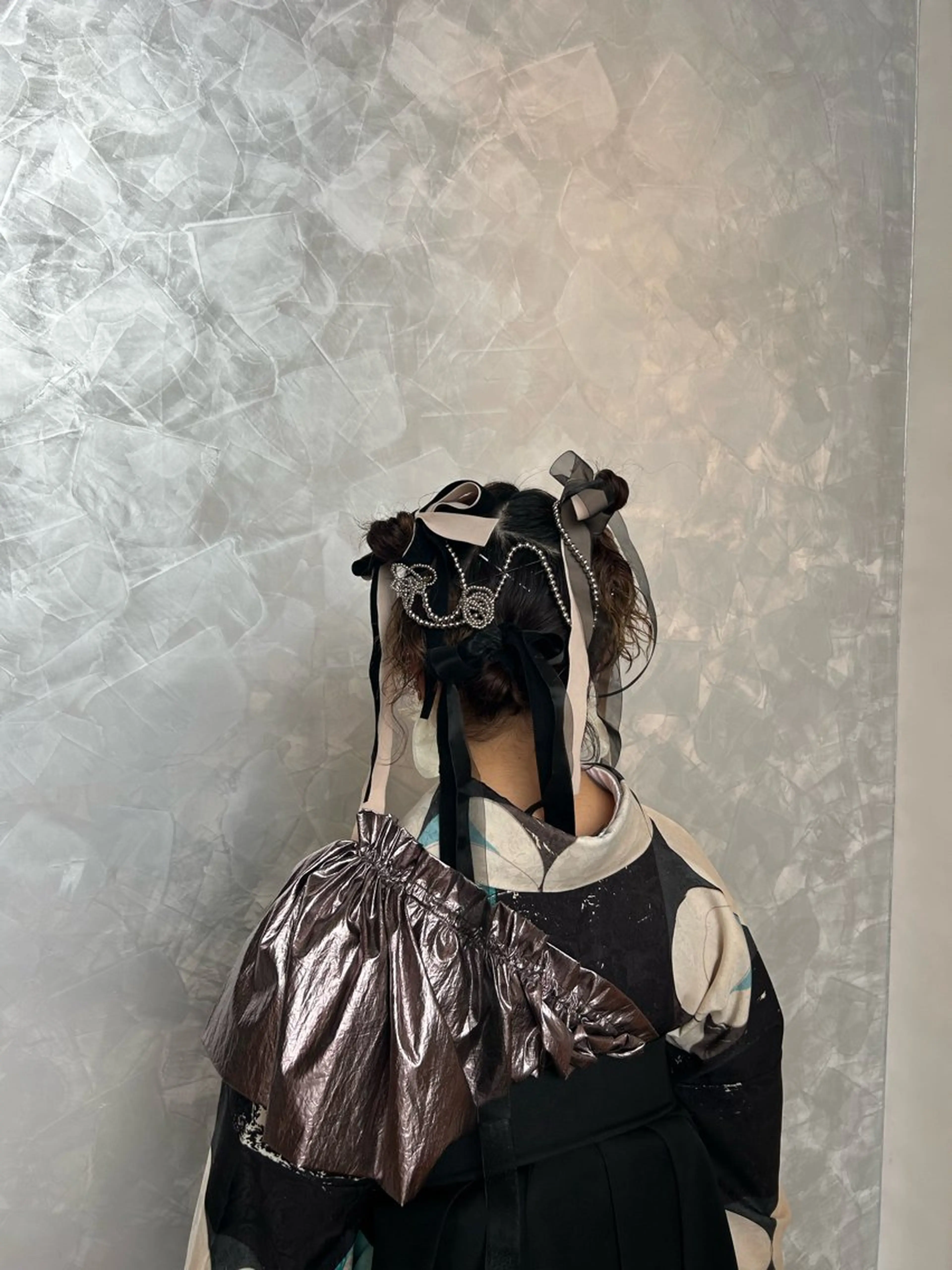 ヘアアレンジ ☘️折戸結菜☘️ ハイトーンカラーのヘアスタイル