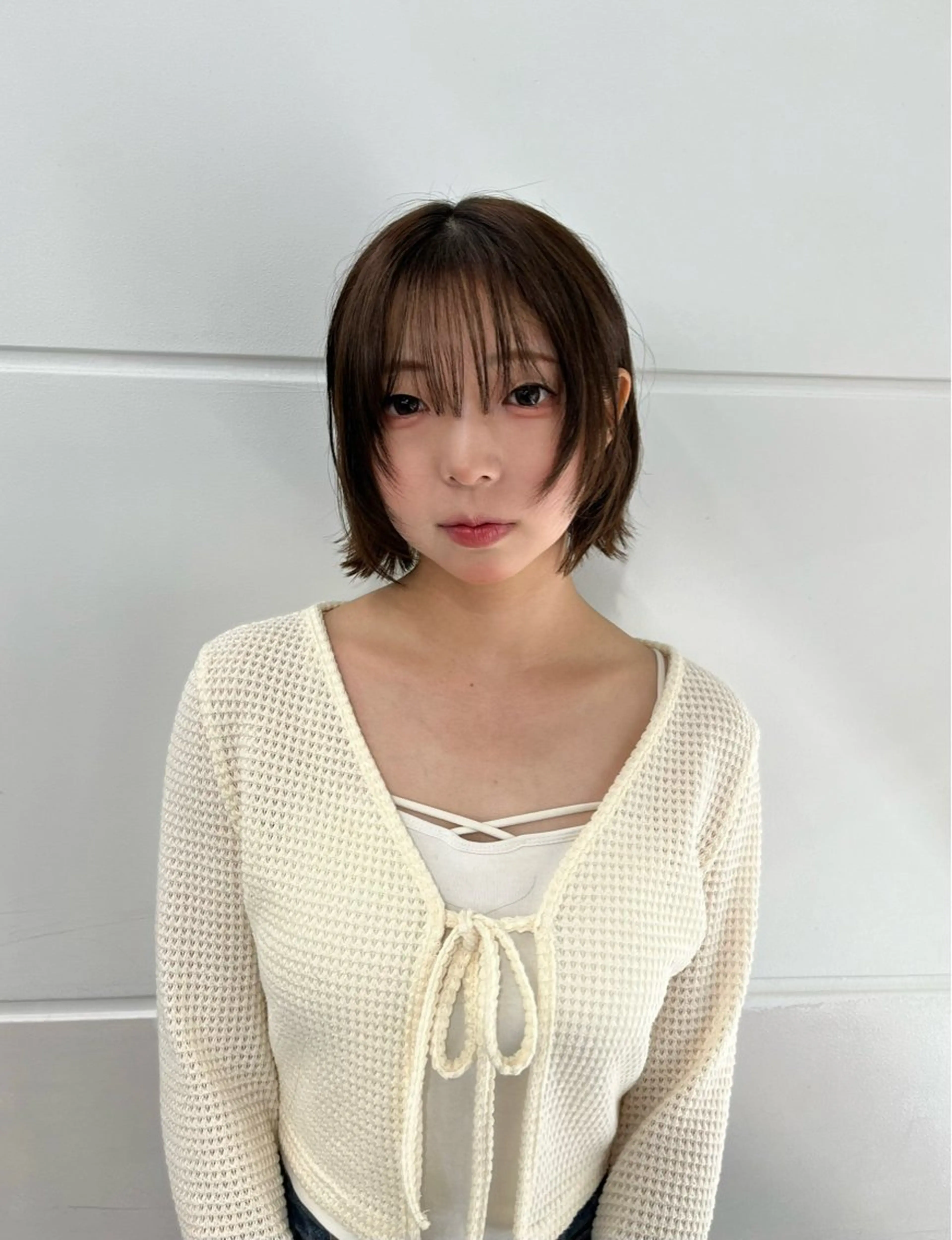 ショート 縮毛矯正/ハイトーン /パーマ/前原汐🎐のヘアスタイル