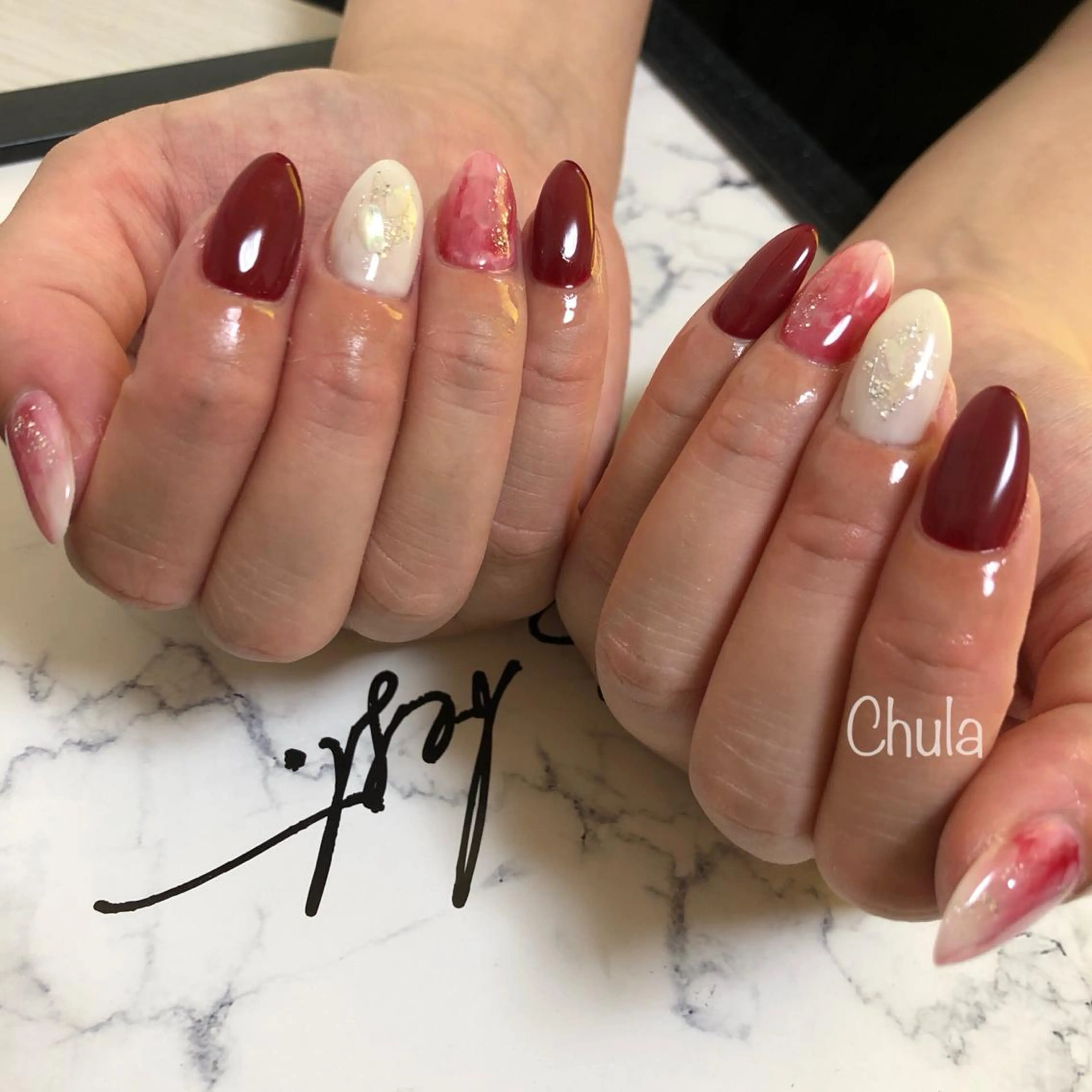 ネイル ニュアンスネイル ëmma nail_ by chulaのネイルデザイン