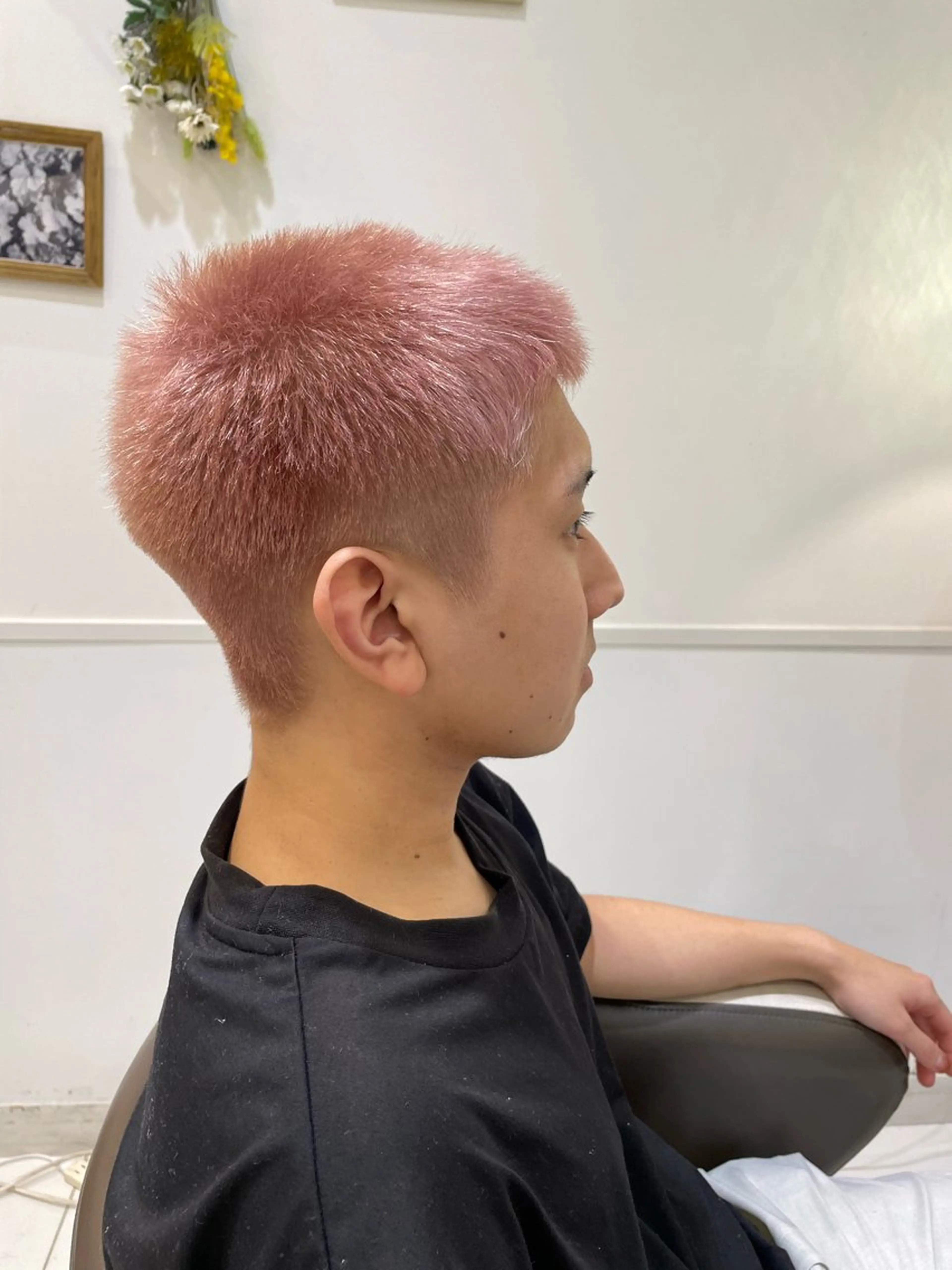 カラー メンズ ヘアカラー 谷 健吾のヘアスタイル