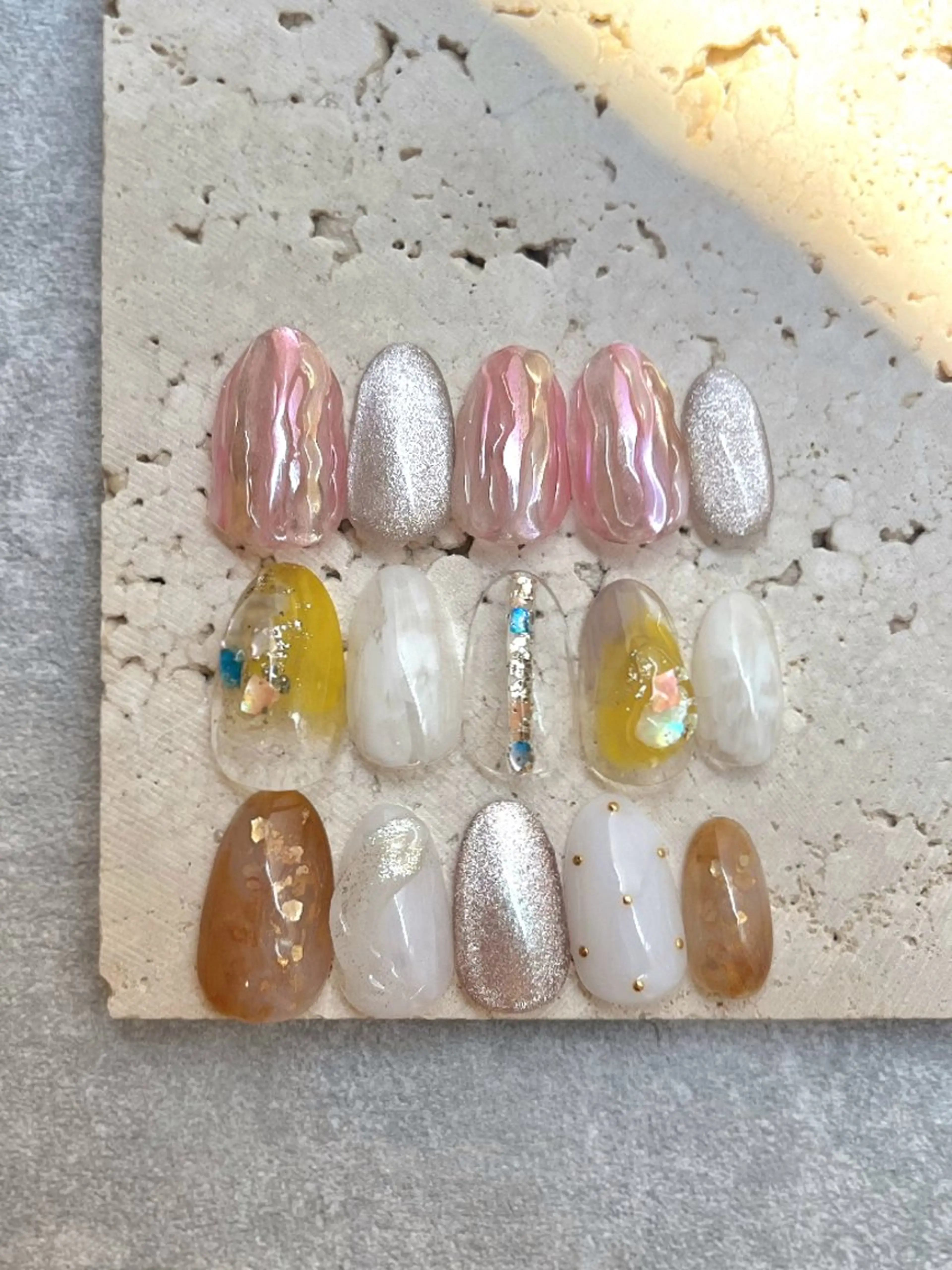 ネイル ジェルネイル ニュアンスネイル パラジェル ブライダルネイル eknail所属・ek nailのネイルデザイン