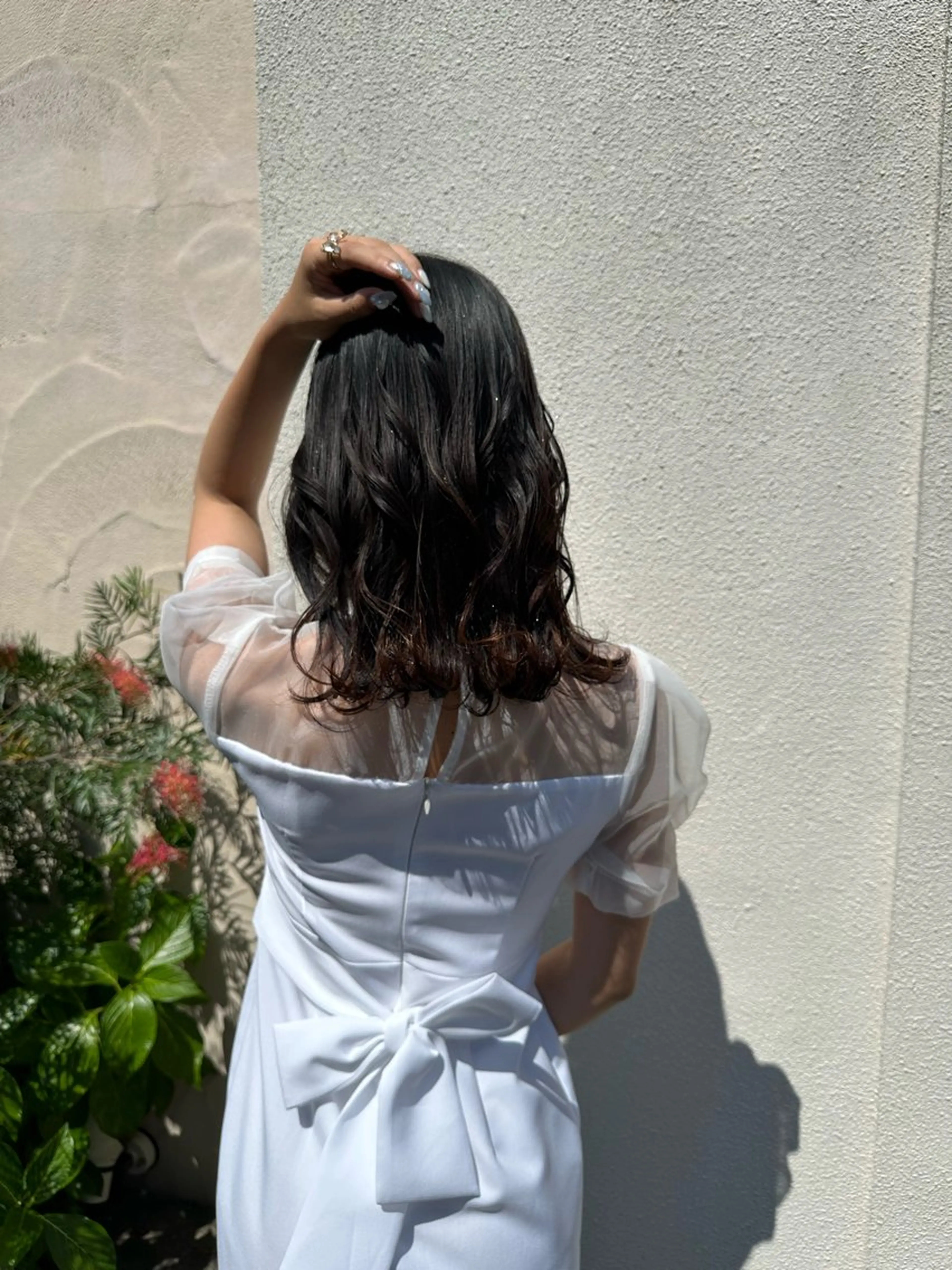 セミロング spin hair桂 高宮彩花のヘアスタイル