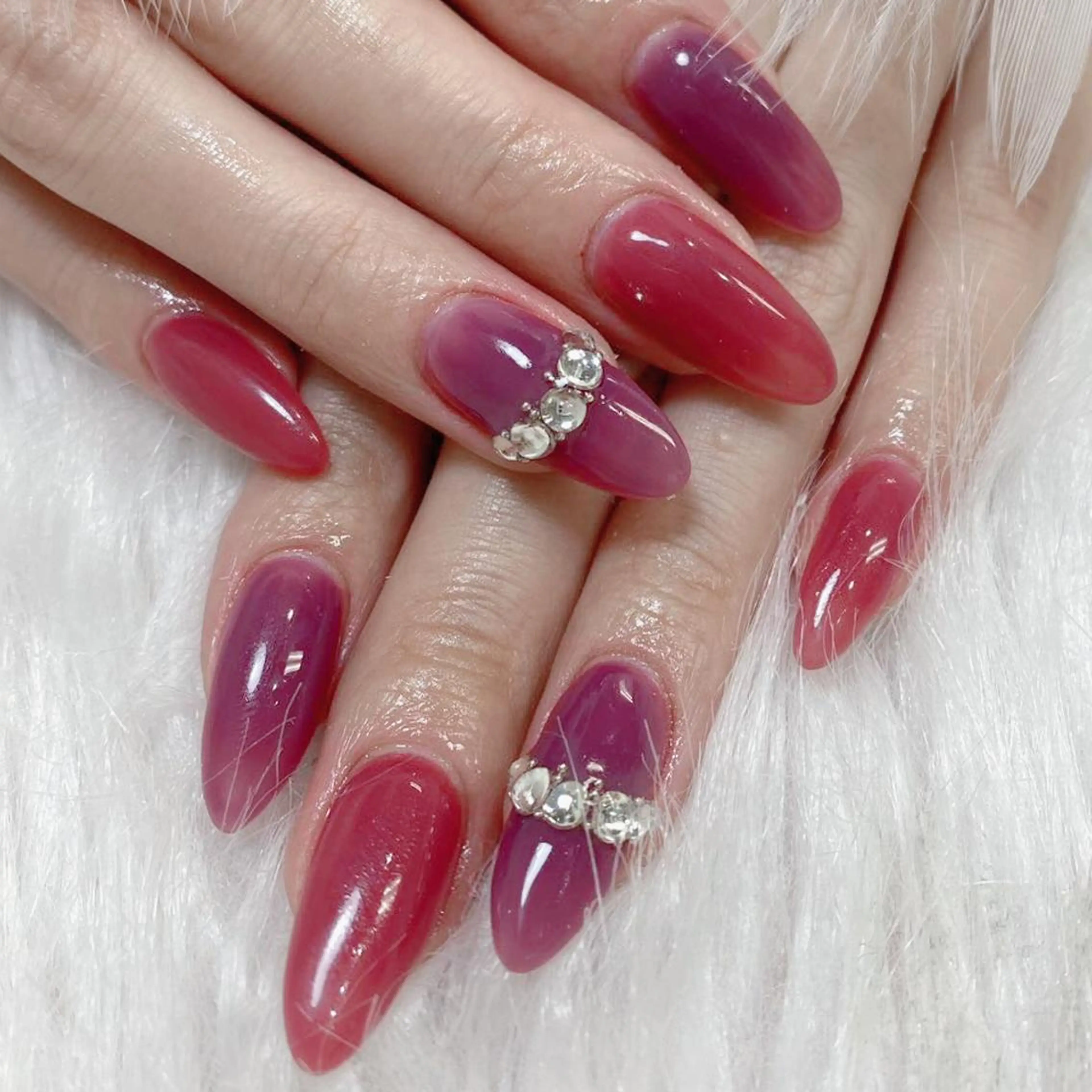 ネイル ハンドネイル DIAMOND Nail🍒のネイルデザイン