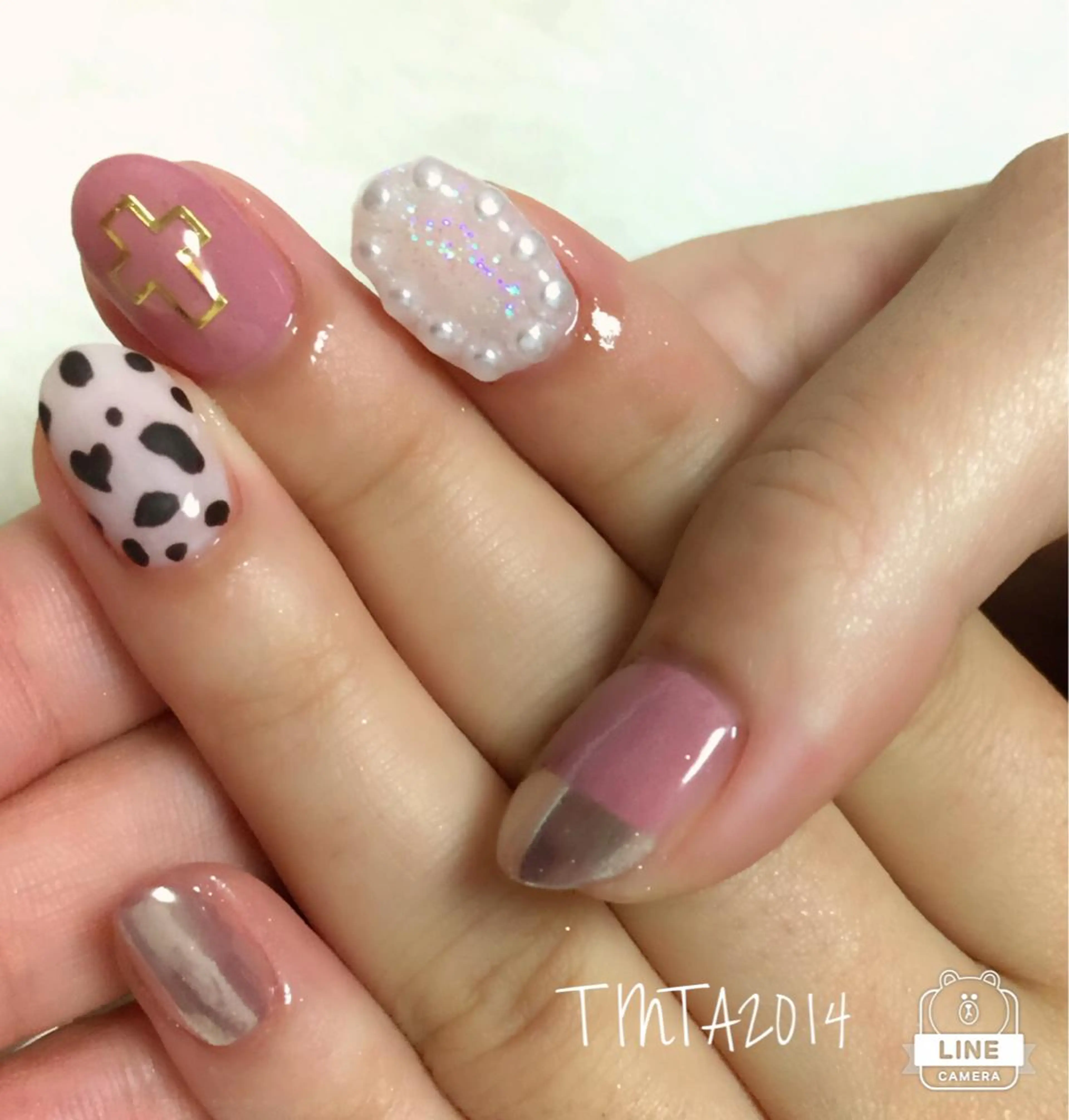 ネイル ミラーネイル ネイルサロン ティンタ所属・馬場 典子のネイルデザイン
