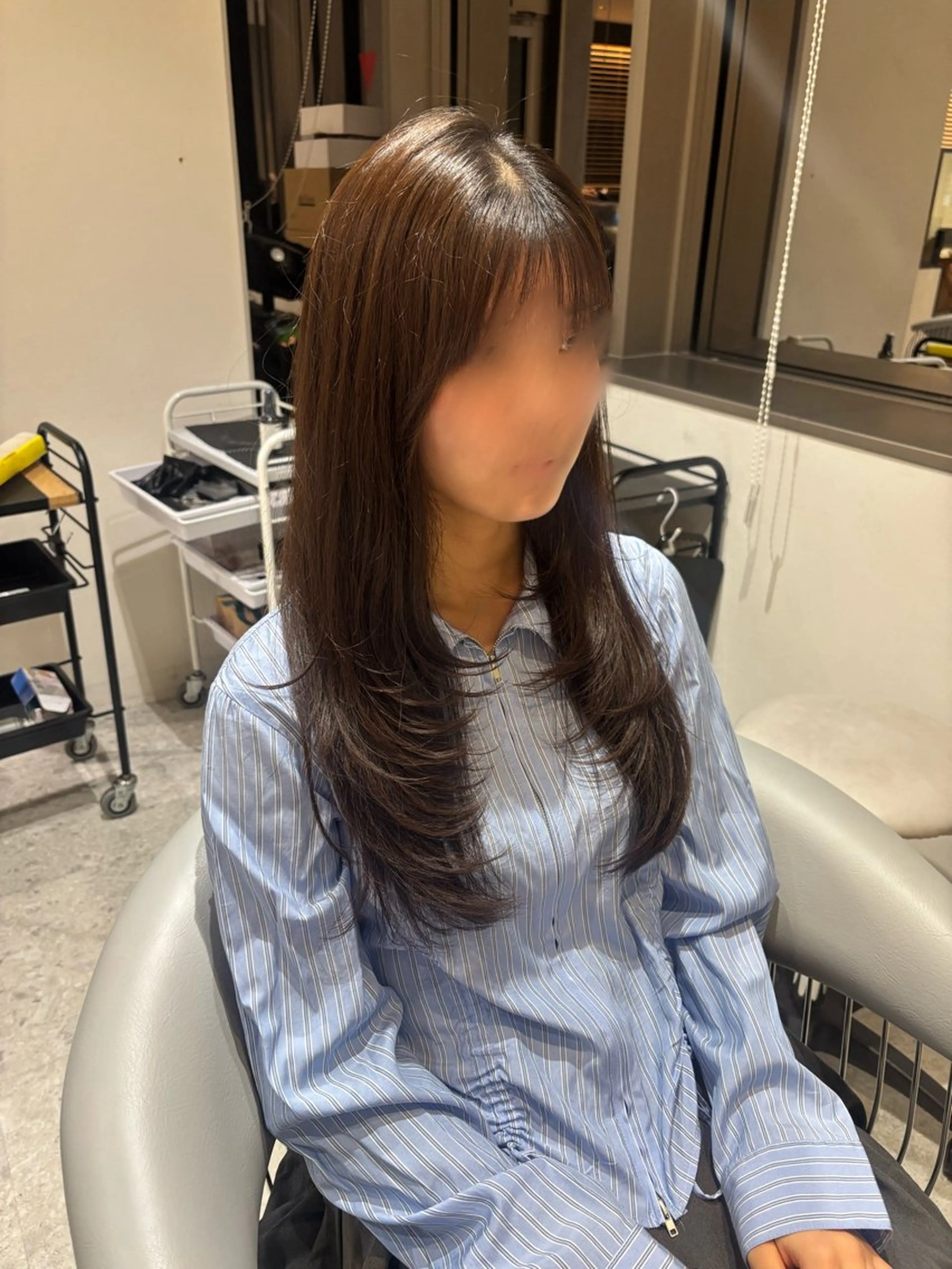 ロング MOMOHA/ 🍑レイヤーカットのヘアスタイル