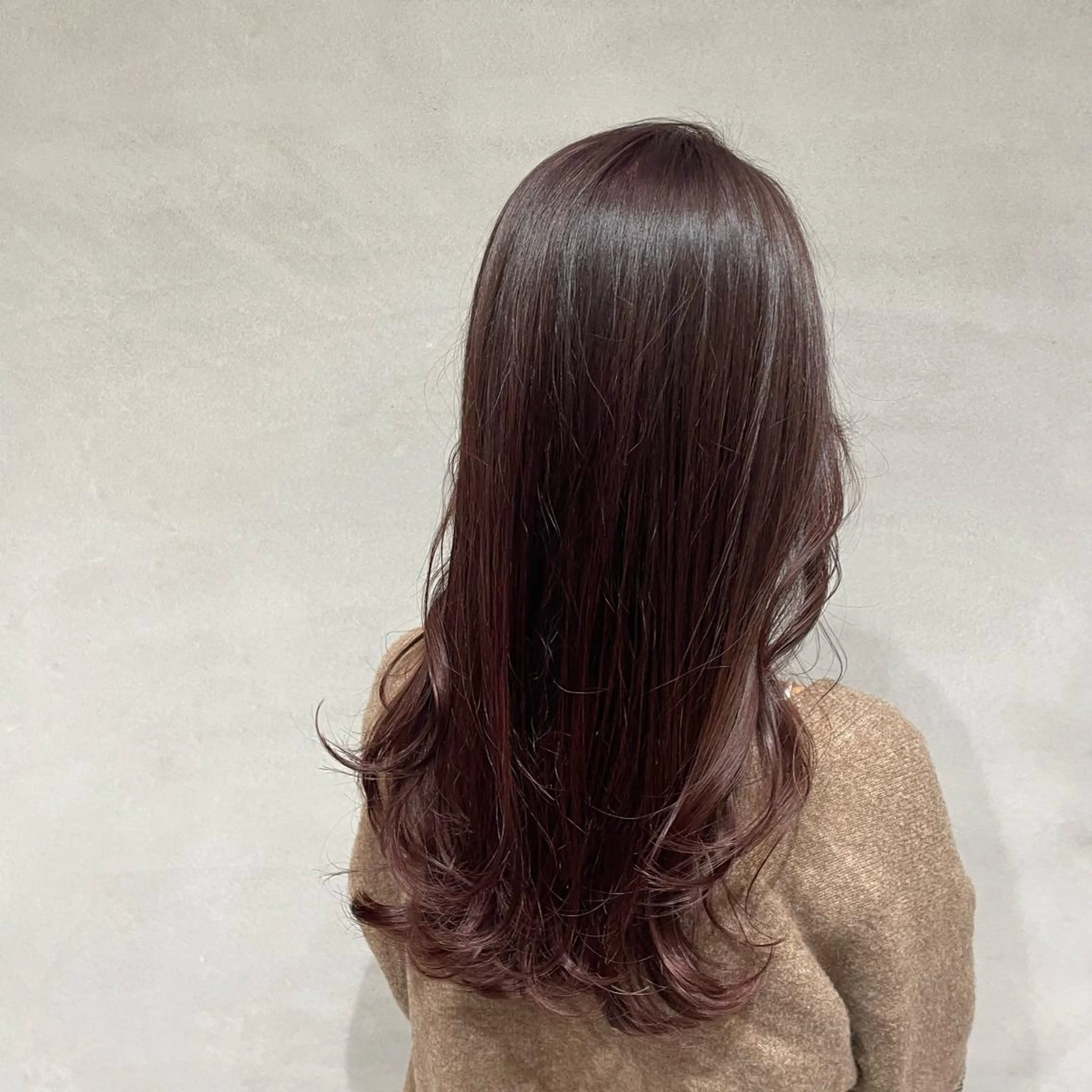 ロング ピンクブラウン 髪質改善/透明感カラ ー/Ayana 🍒のヘアスタイル