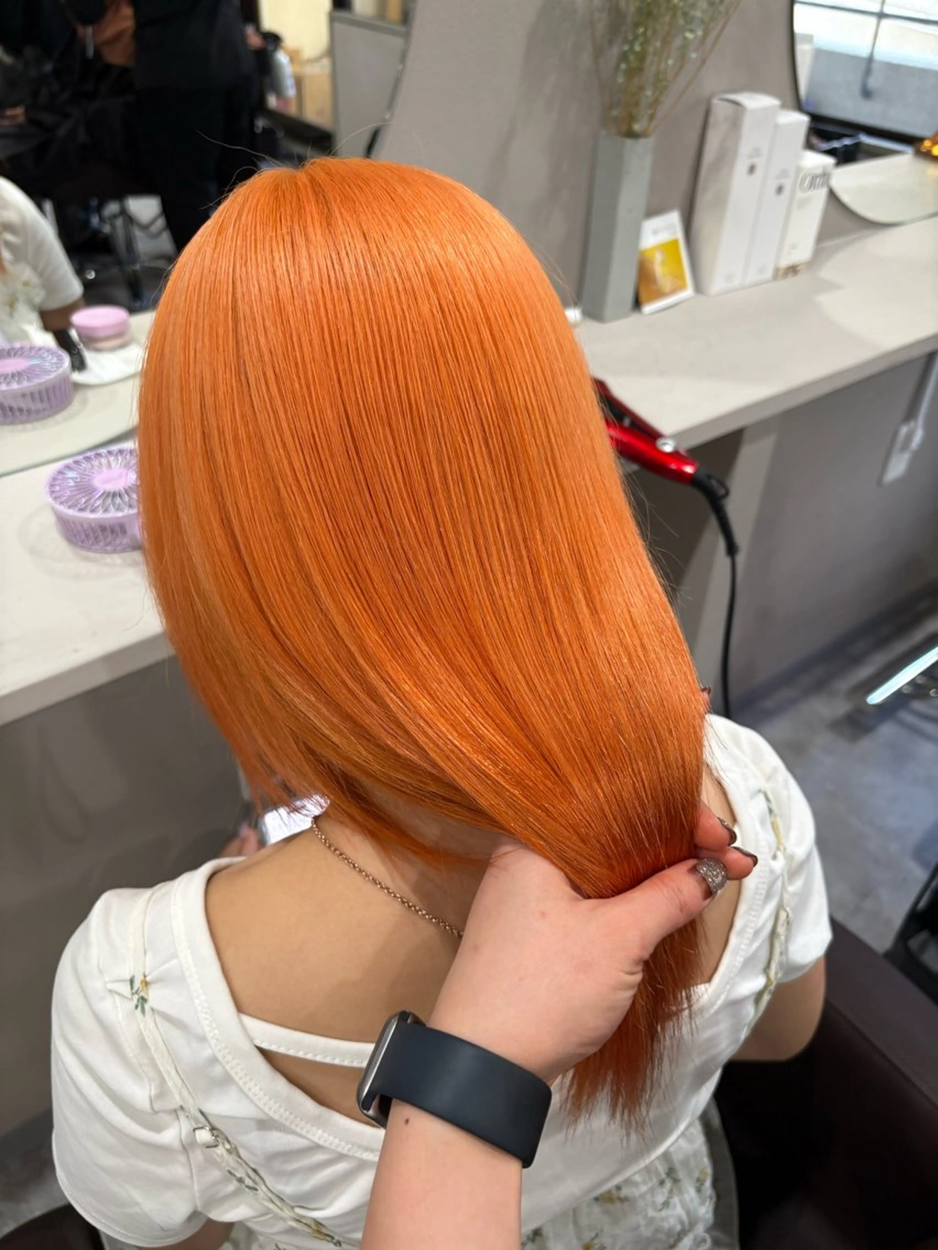 ミディアム ヘアカラー mimiiy fukaのヘアスタイル