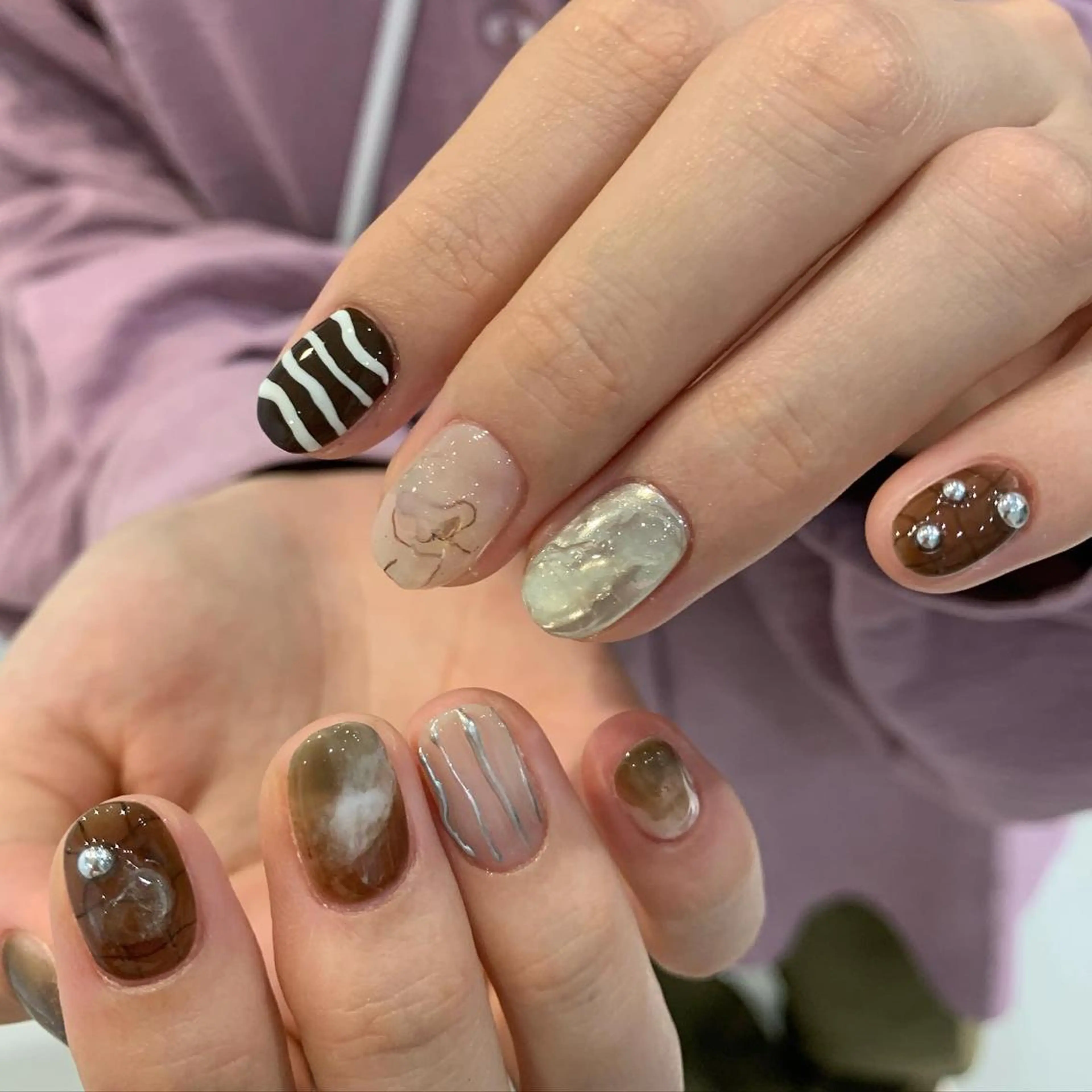 パーマ LETTER_& SAKIのネイルデザイン