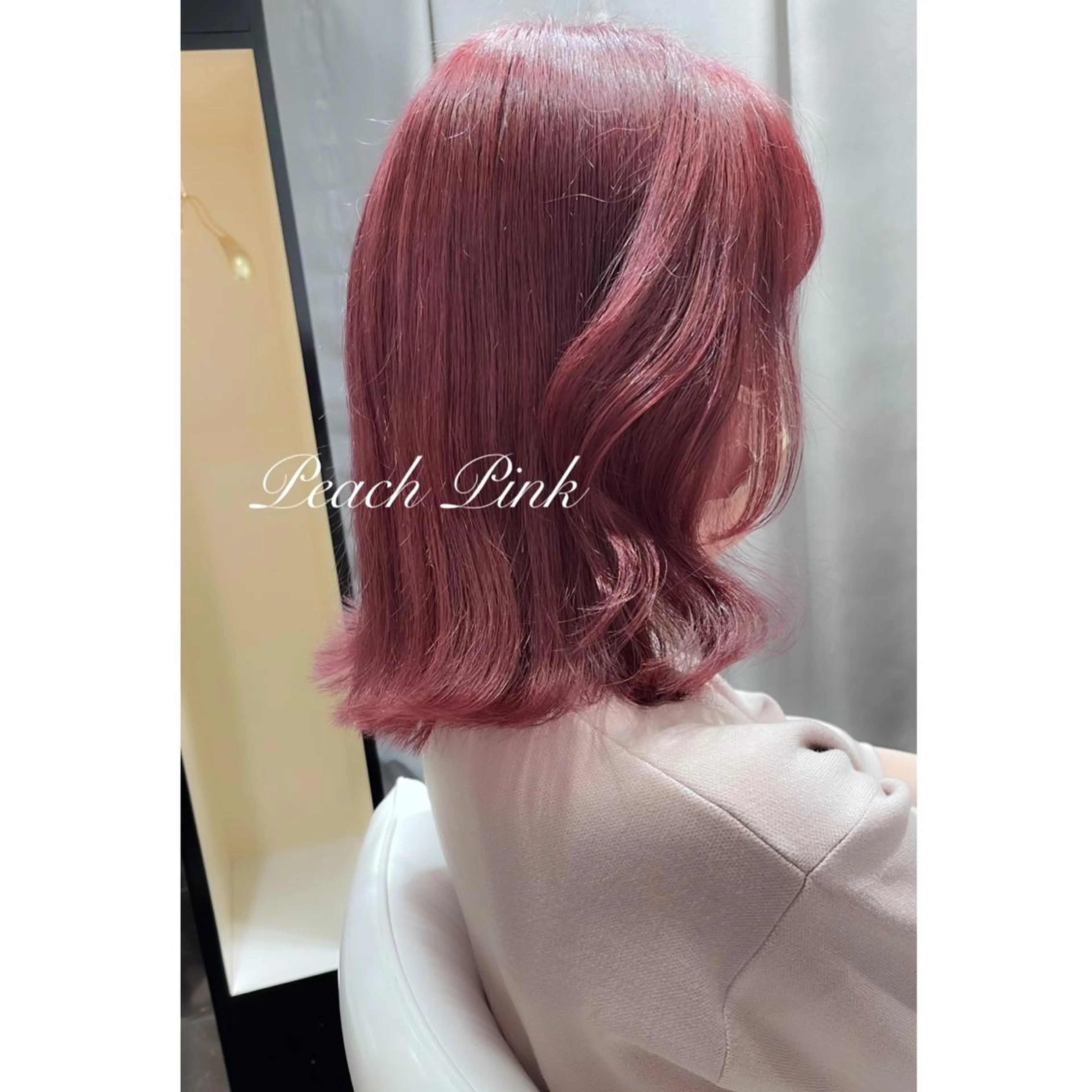 ミディアム カラー ブリーチ ヘアカラー LOTTA CUCCI所属・miyu /トレンド カラー×艶髪のヘアスタイル