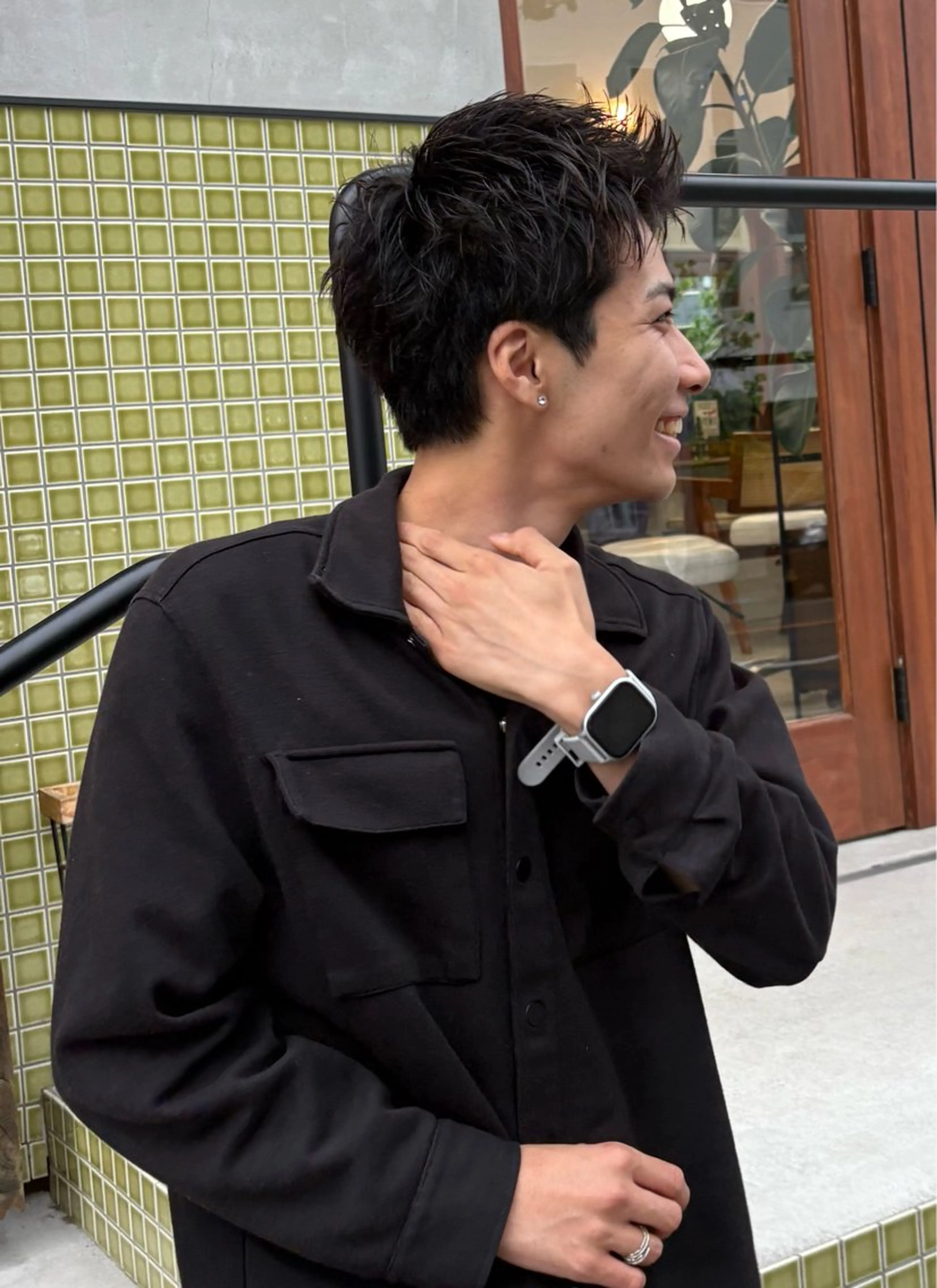 ショート メンズ スパイキーショート ショートヘア カット ヘッドスパ 五十嵐 雄毅のヘアスタイル