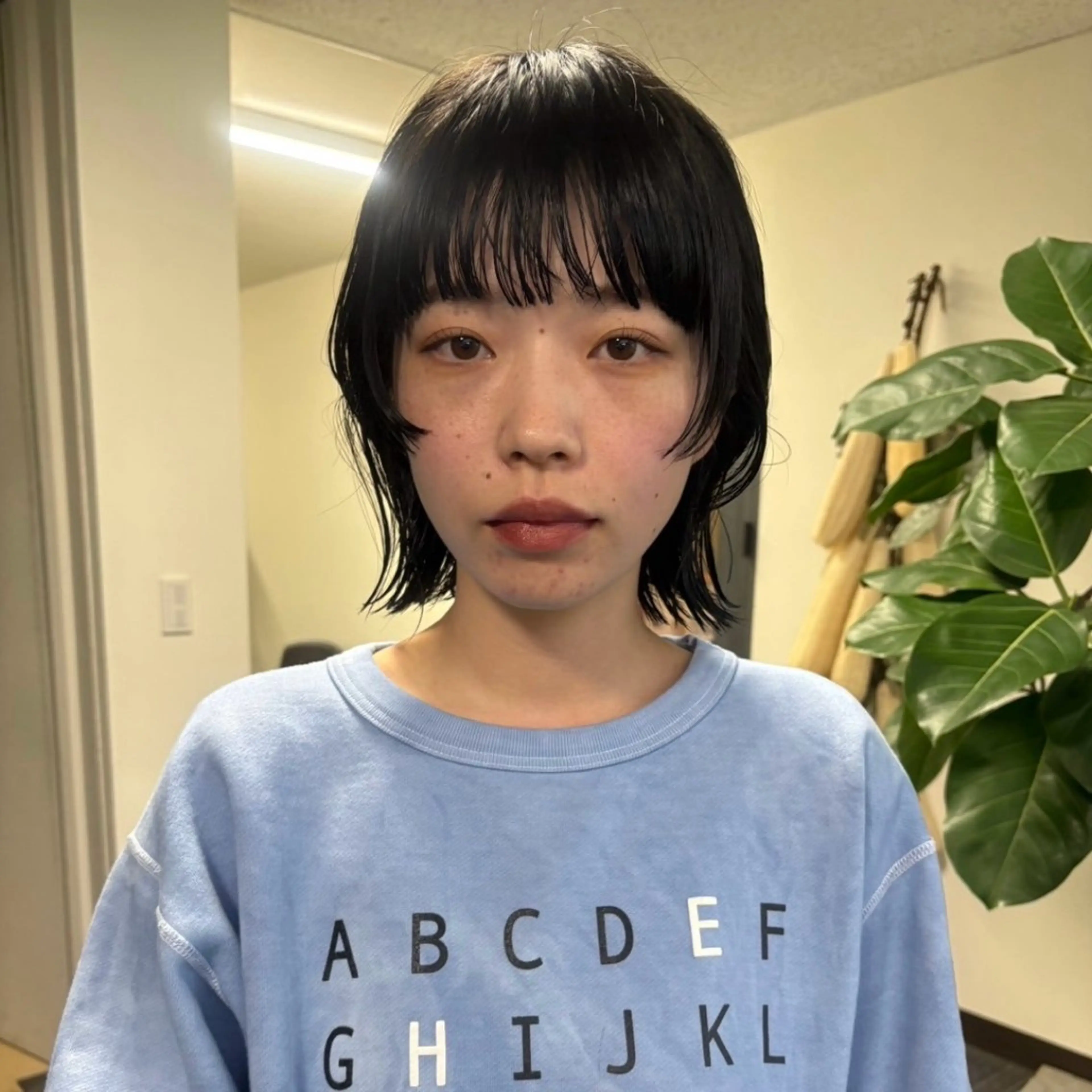 ショート ボブ 顔周りカット Regalo所属・市川 蘭のヘアスタイル