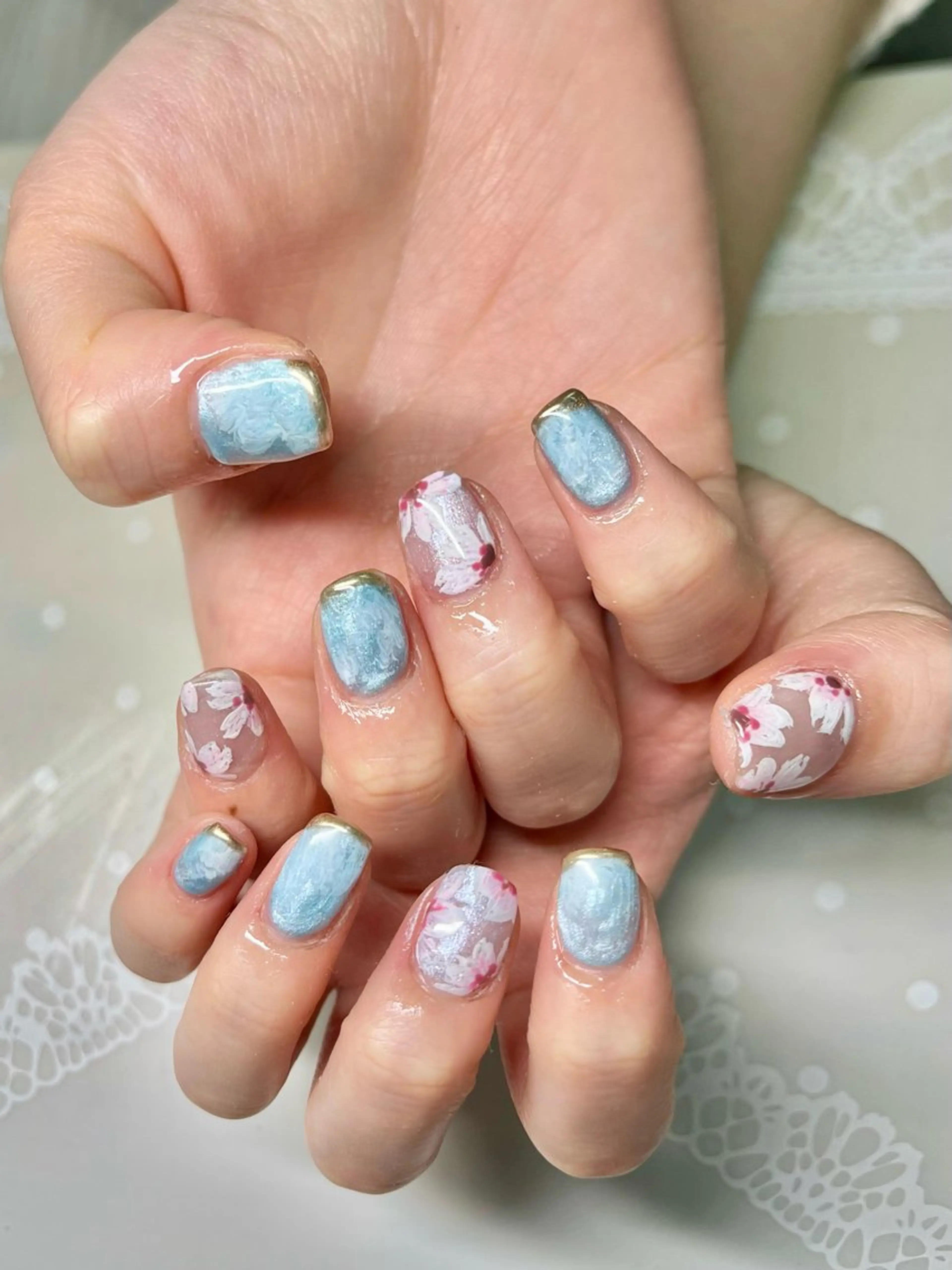 ネイル ハンドネイル 新宿ネイルサロン ジェミディローサ所属・新宿ネイルサロン ジェミディローサのネイルデザイン