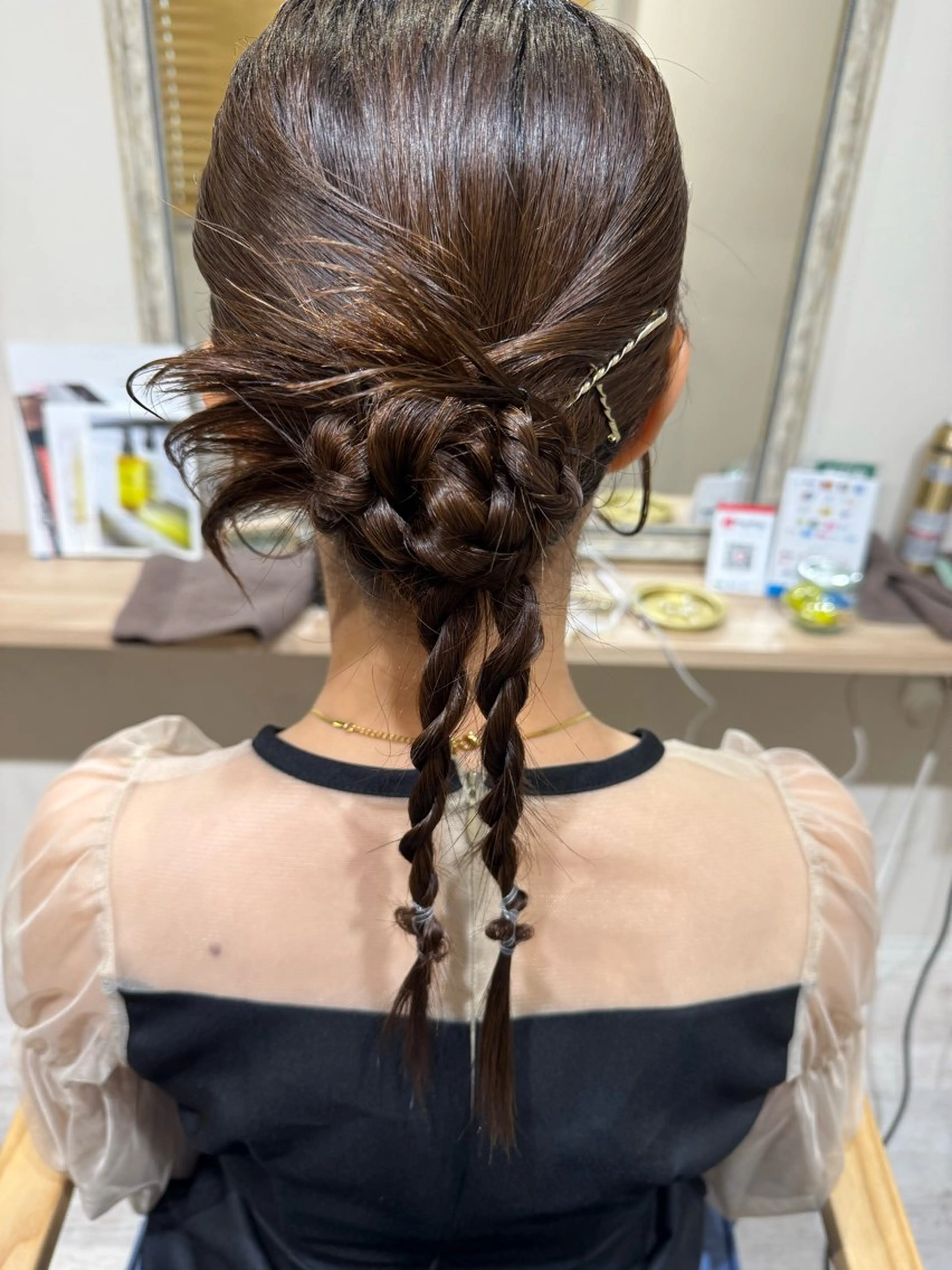 セミロング ヘアセット Connect Rumiのヘアスタイル