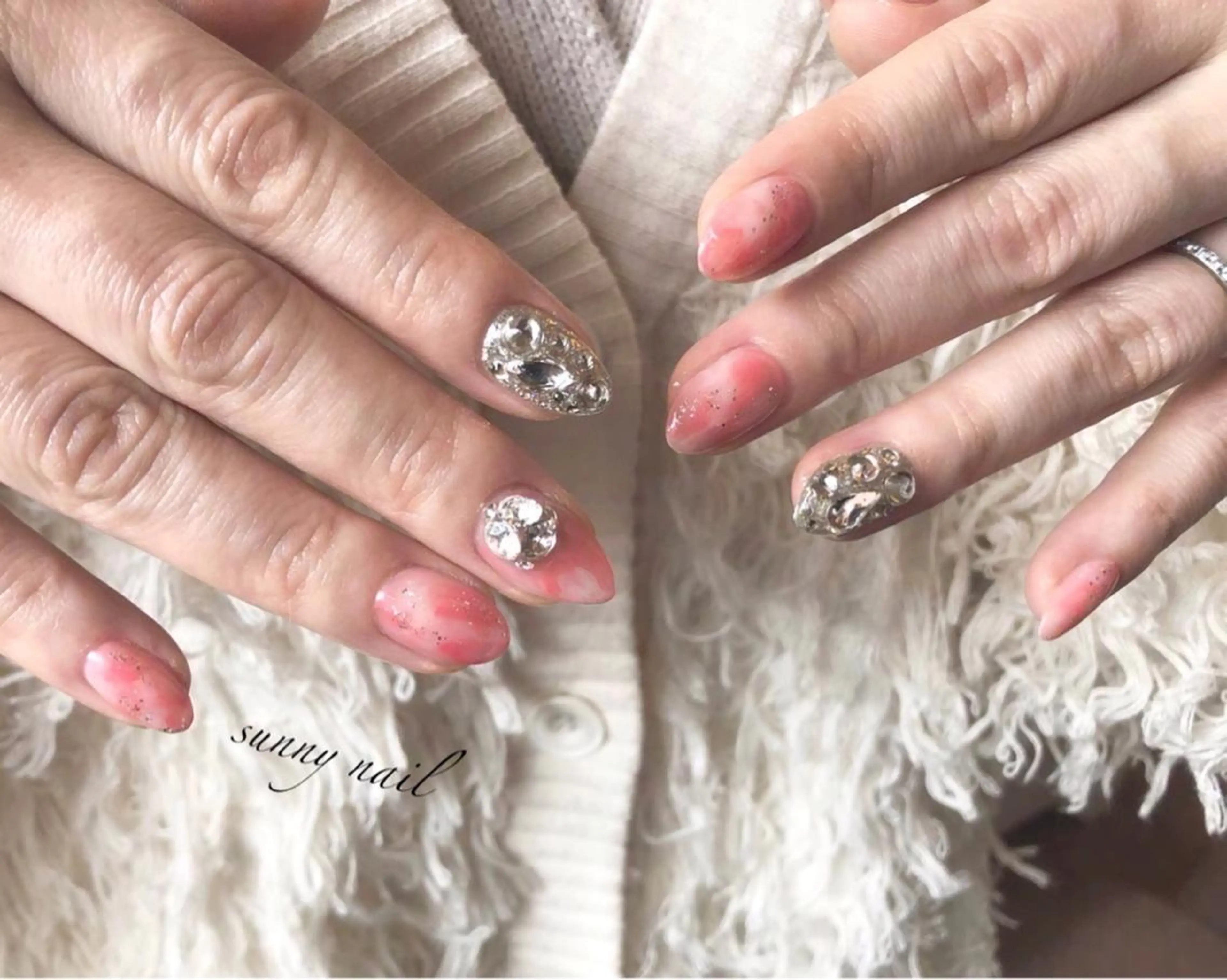 ネイル キラキラネイル 春ネイル sunny nailのネイルデザイン