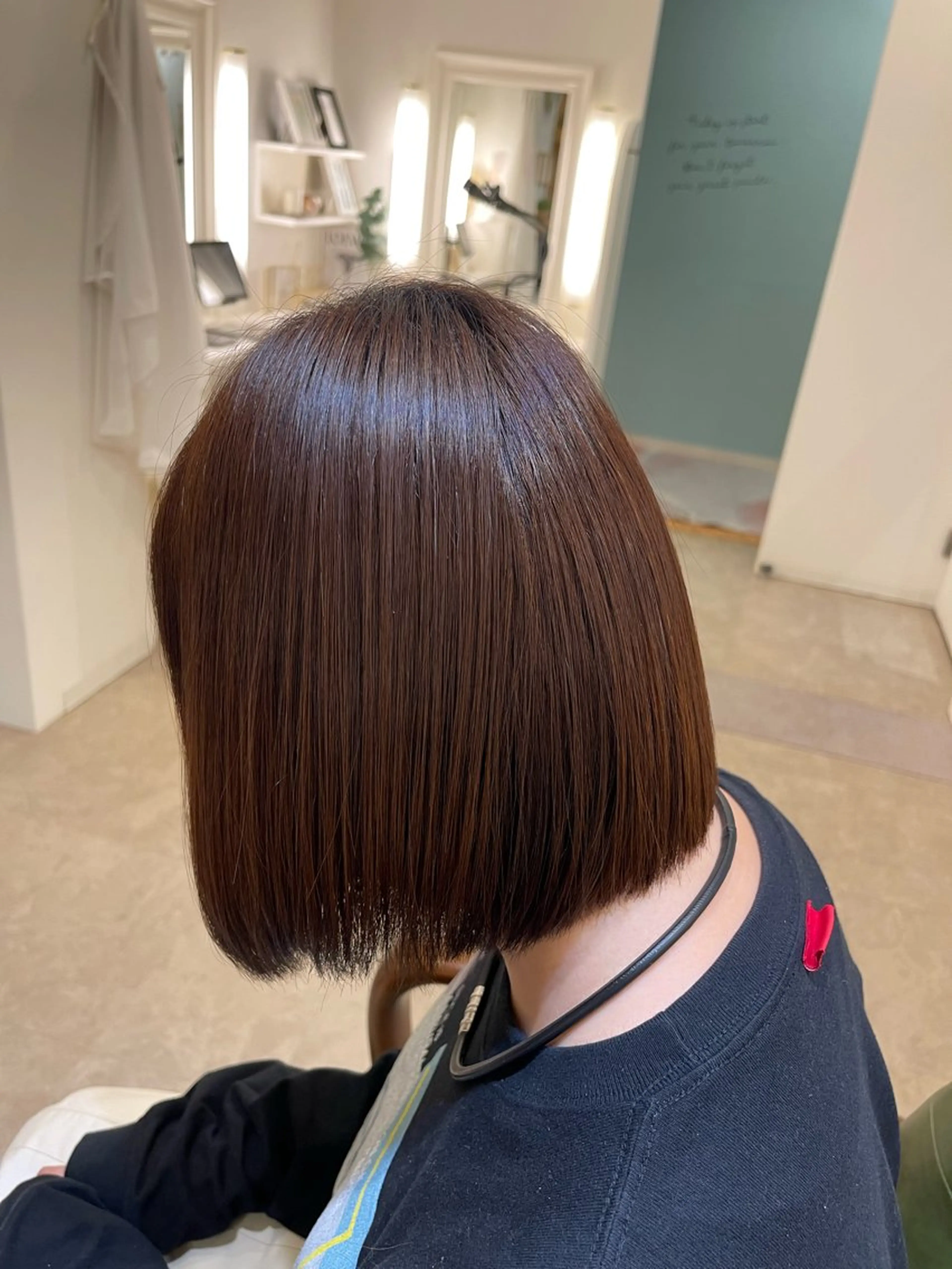 ショート 縮毛矯正 CARE SHINSAIBASHI所属・縮毛・酸性ストレート モデル募集のヘアスタイル