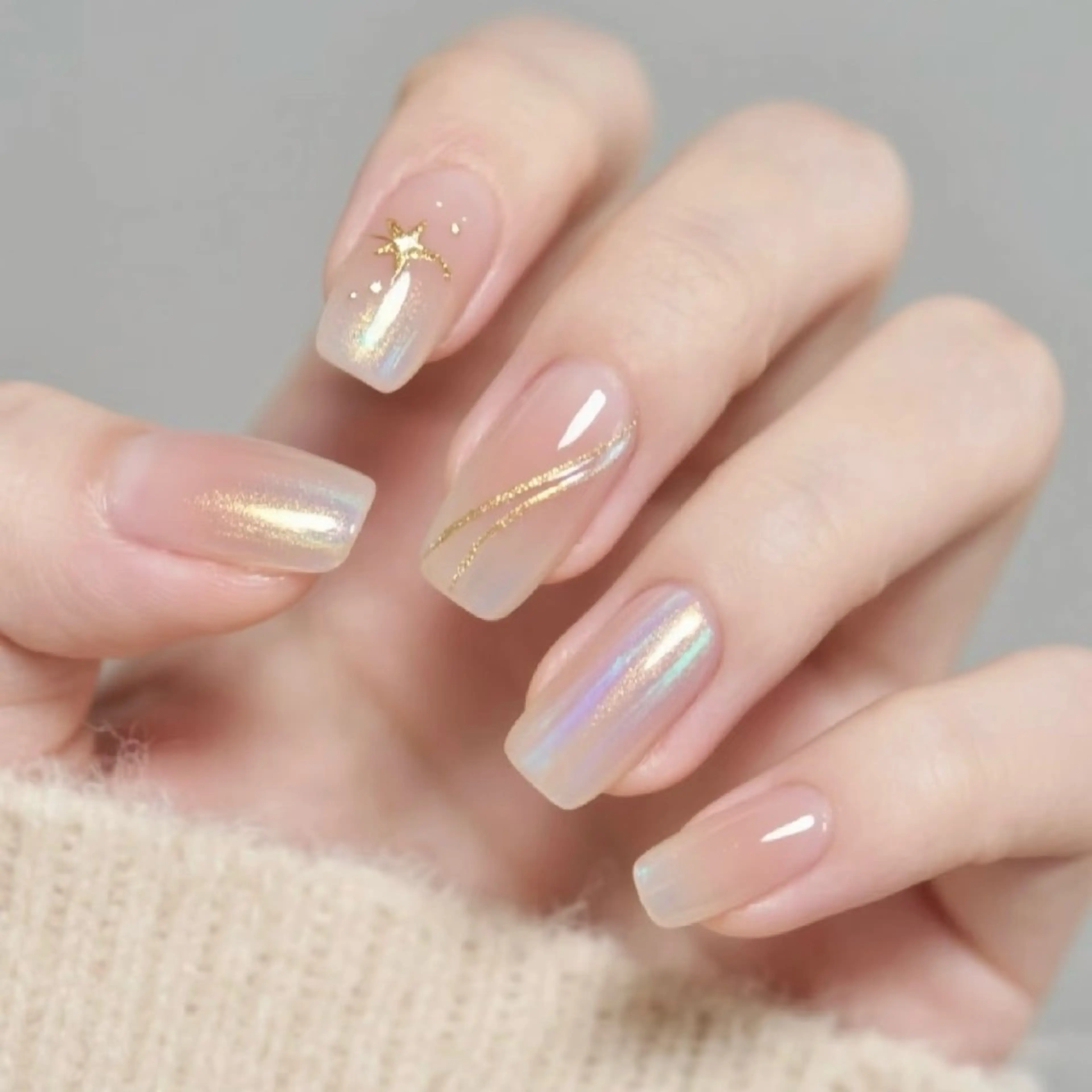 ネイル ATULA Nail 💅チップ長さだしのネイルデザイン