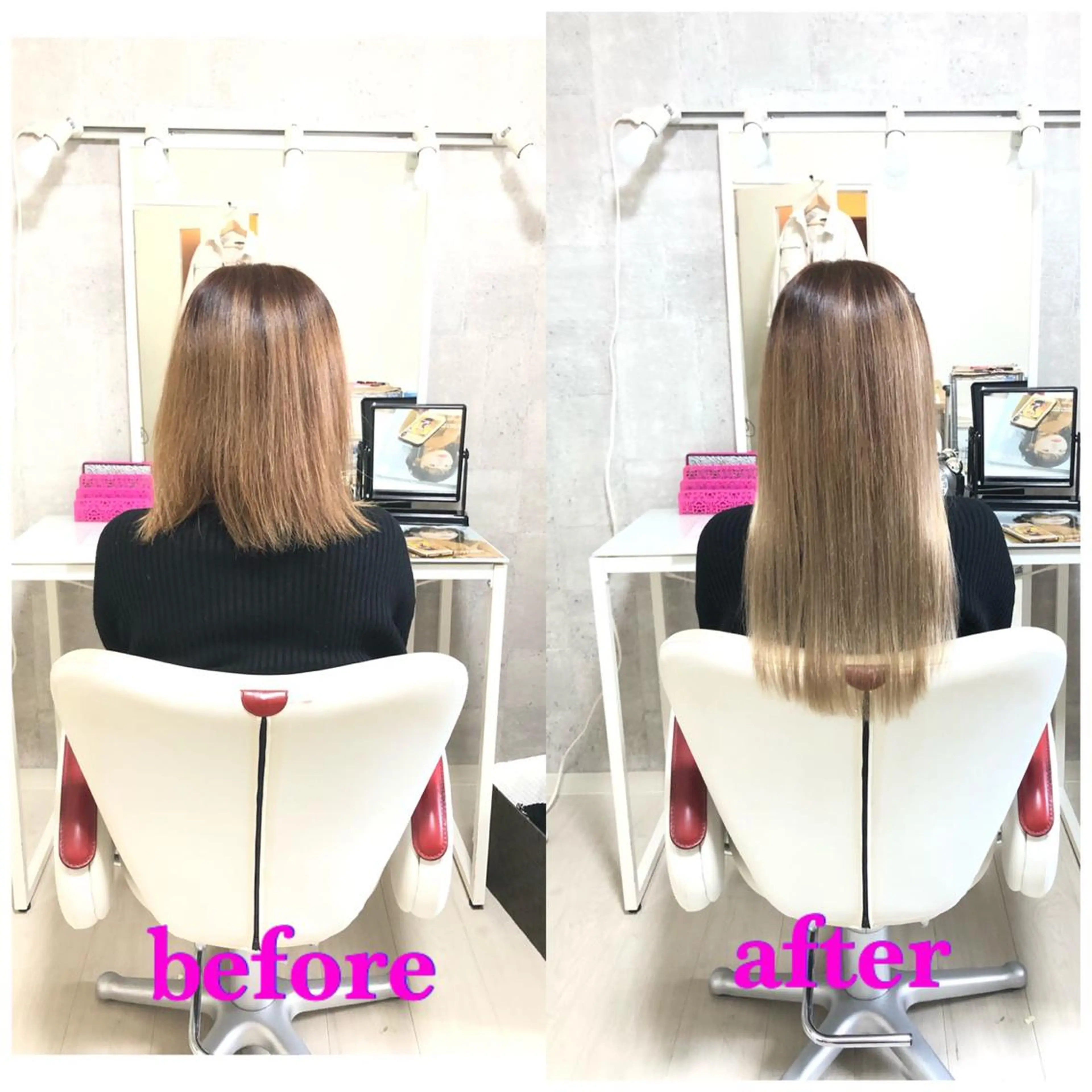 ロング エクステ ドレスアップ心斎橋店所属・🌸ドレスアップ 心斎橋店🌸のヘアスタイル