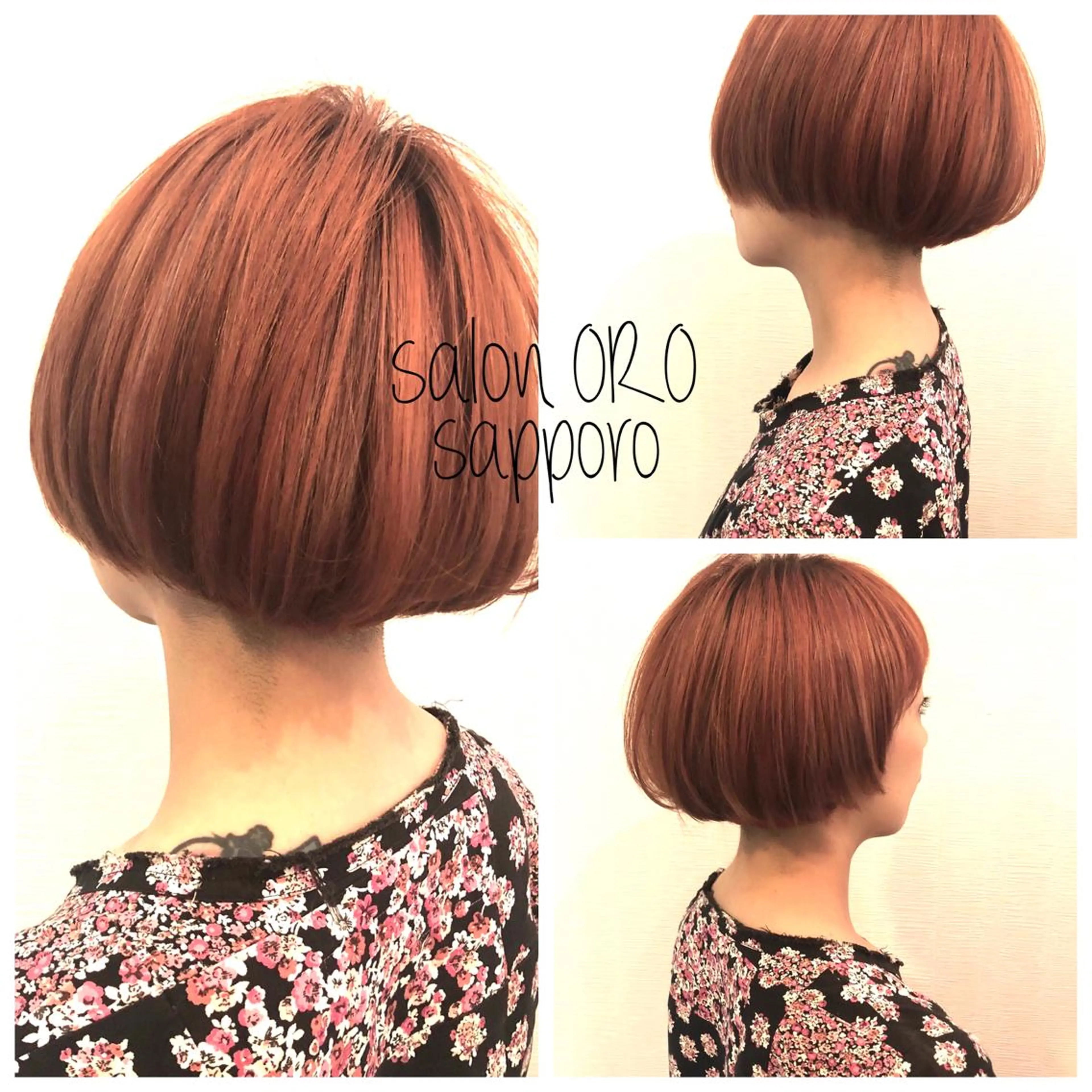 ショート カラー ヘアカラー トリートメント 平川 友希子のヘアスタイル