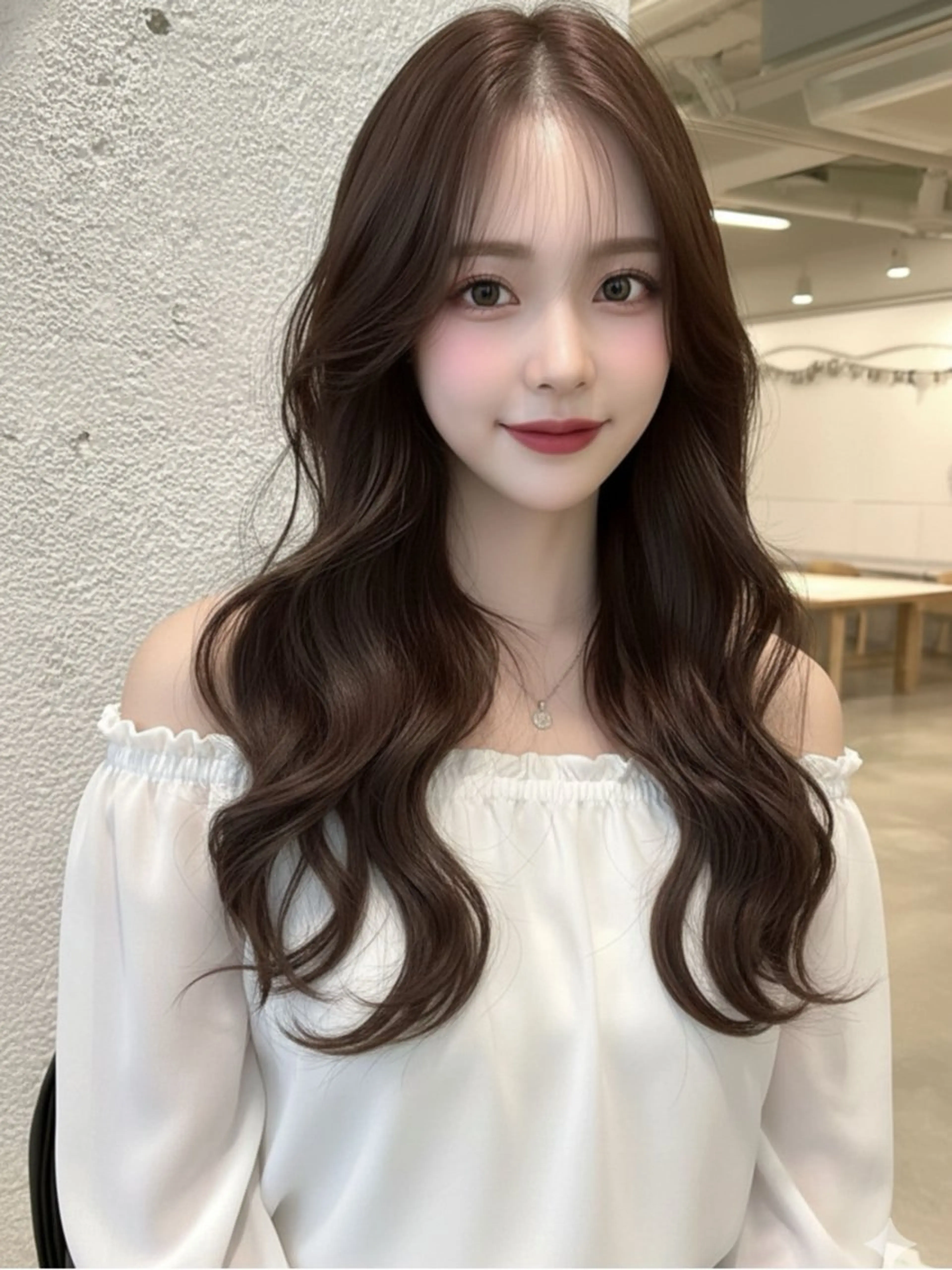 ロング ヘアカラー ﾊﾙｶ🌟グレージュ /オリーブﾌﾞﾗｳﾝのマツエク・マツパデザイン