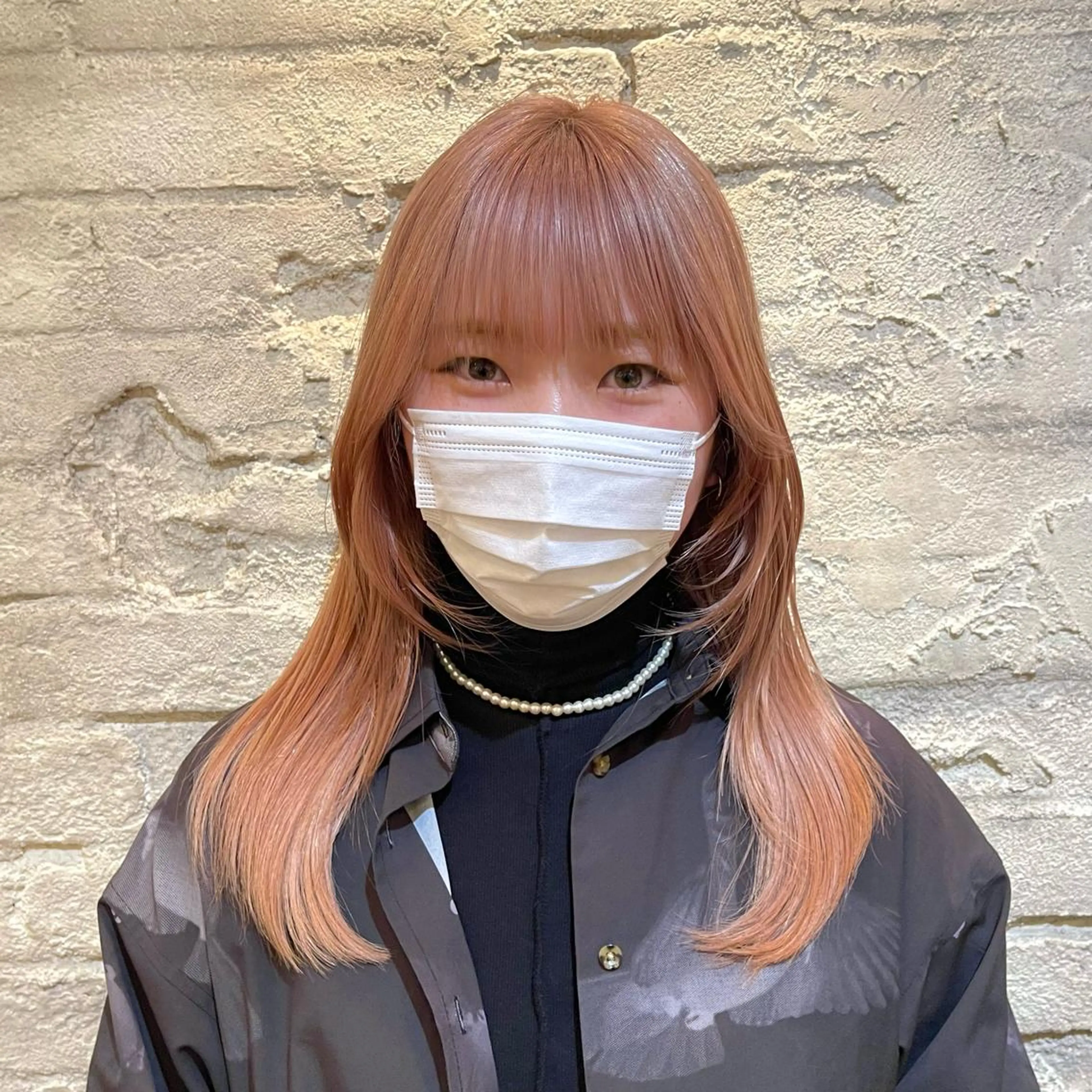 セミロング MINX所属・🌈モテるベージュ カラー💕成島 宙のヘアスタイル