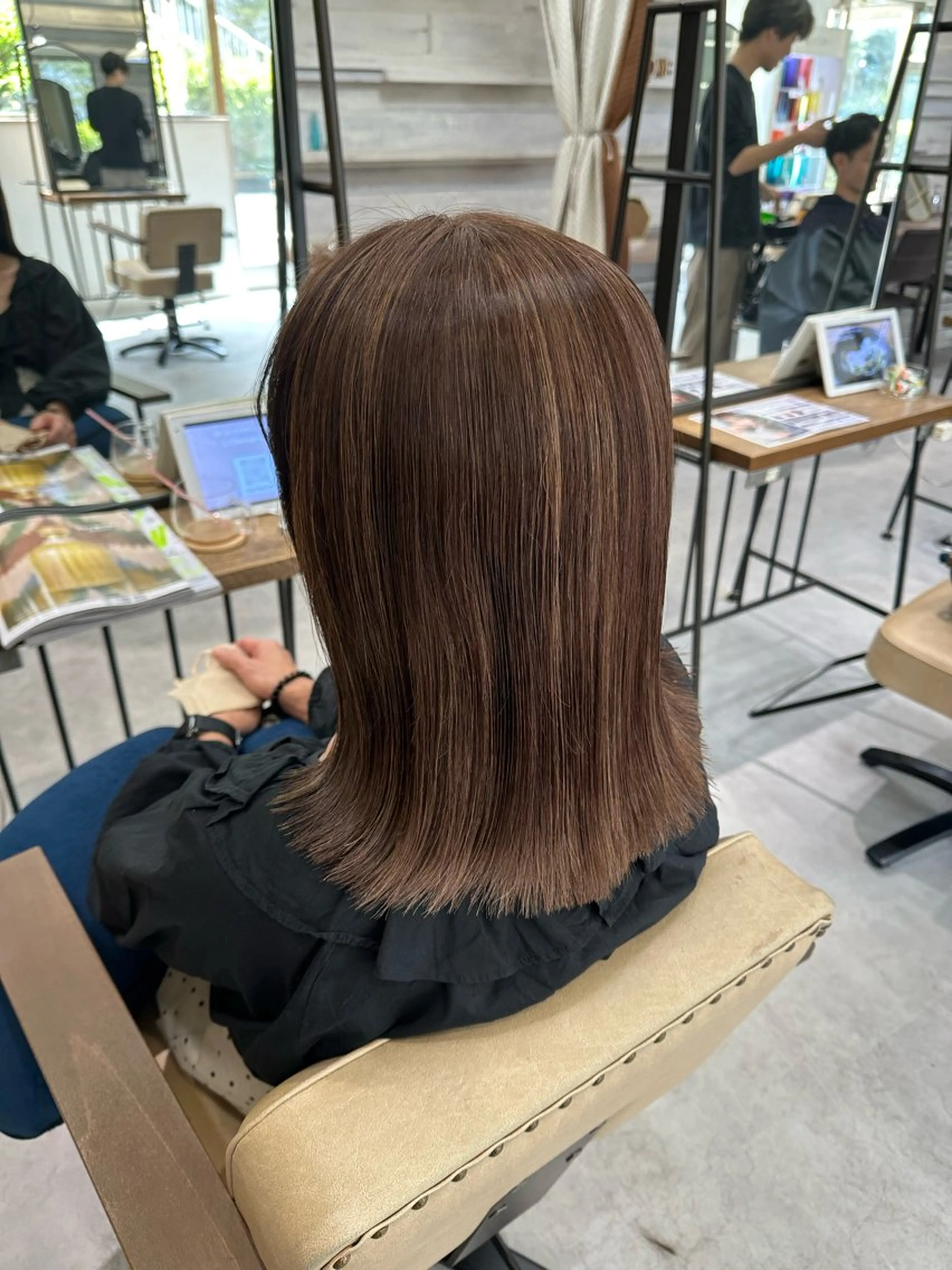 ミディアム カラー 髪質改善AUSTIN登戸所属・野村 一花 / 暖色 カラー / Wカラーのヘアスタイル