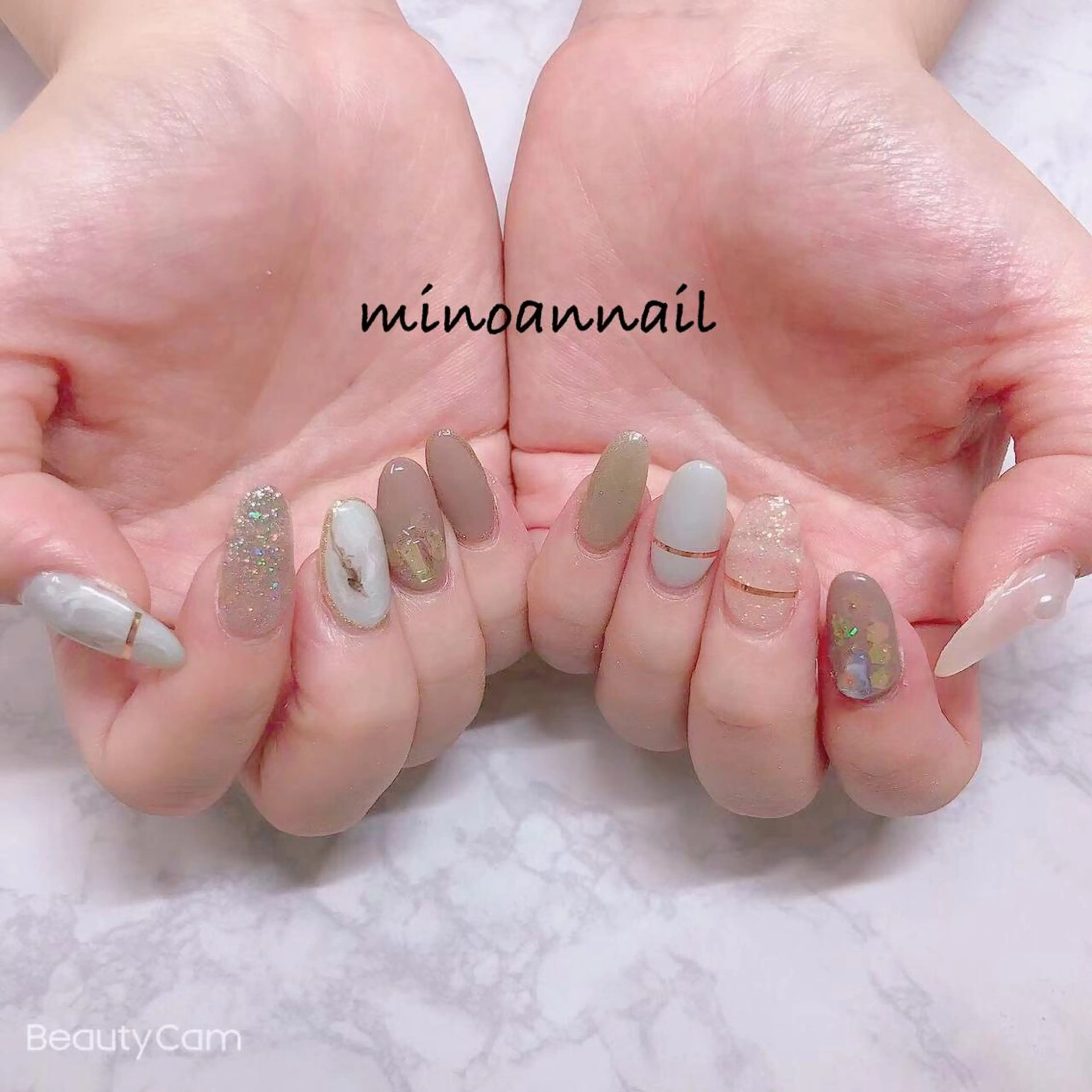 ネイル 美ノ庵ネイルサロン メトロポリタン前店のネイルデザイン