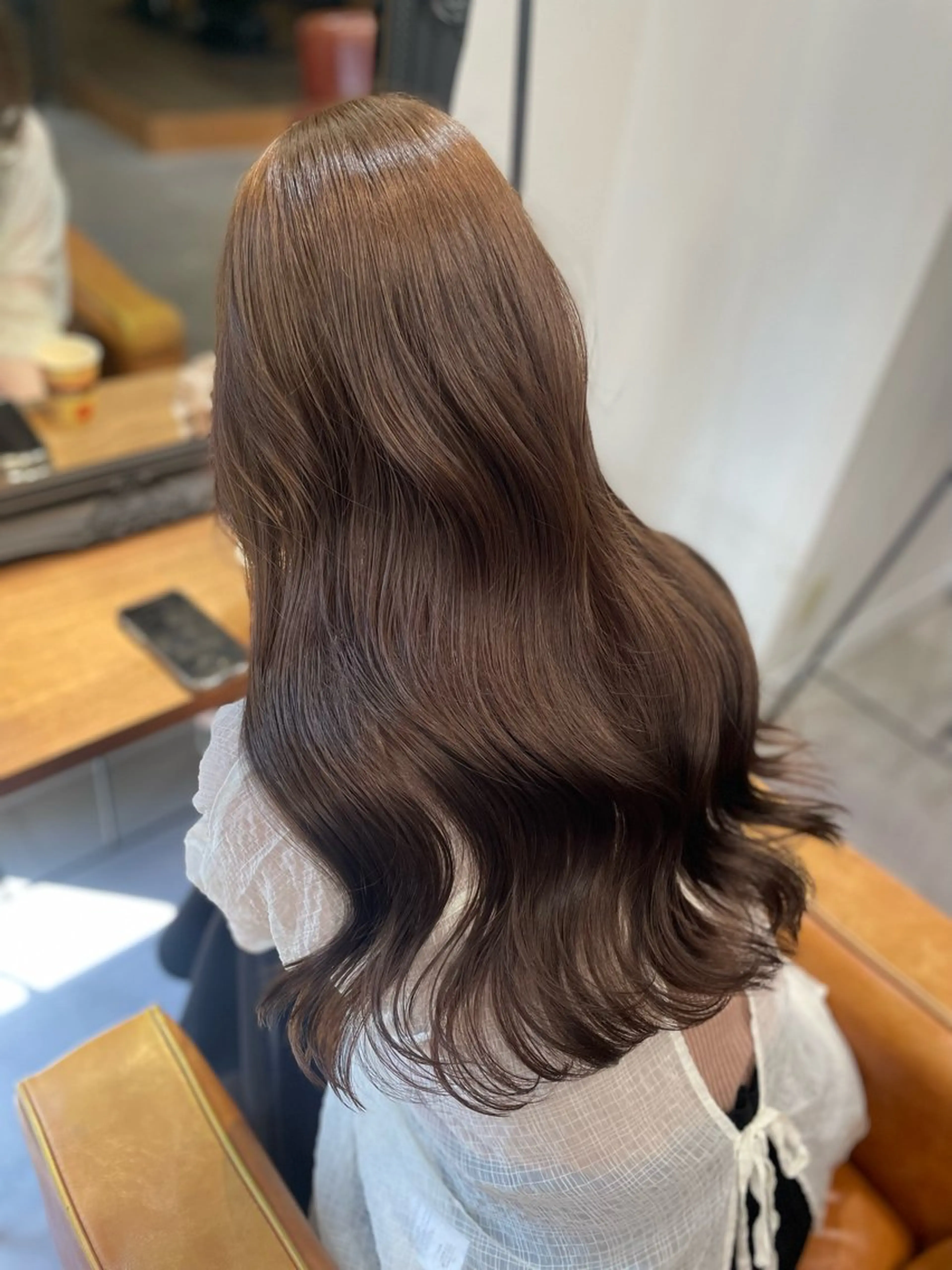 セミロング 梅田韓国ヘア kiara🩷彡のヘアスタイル