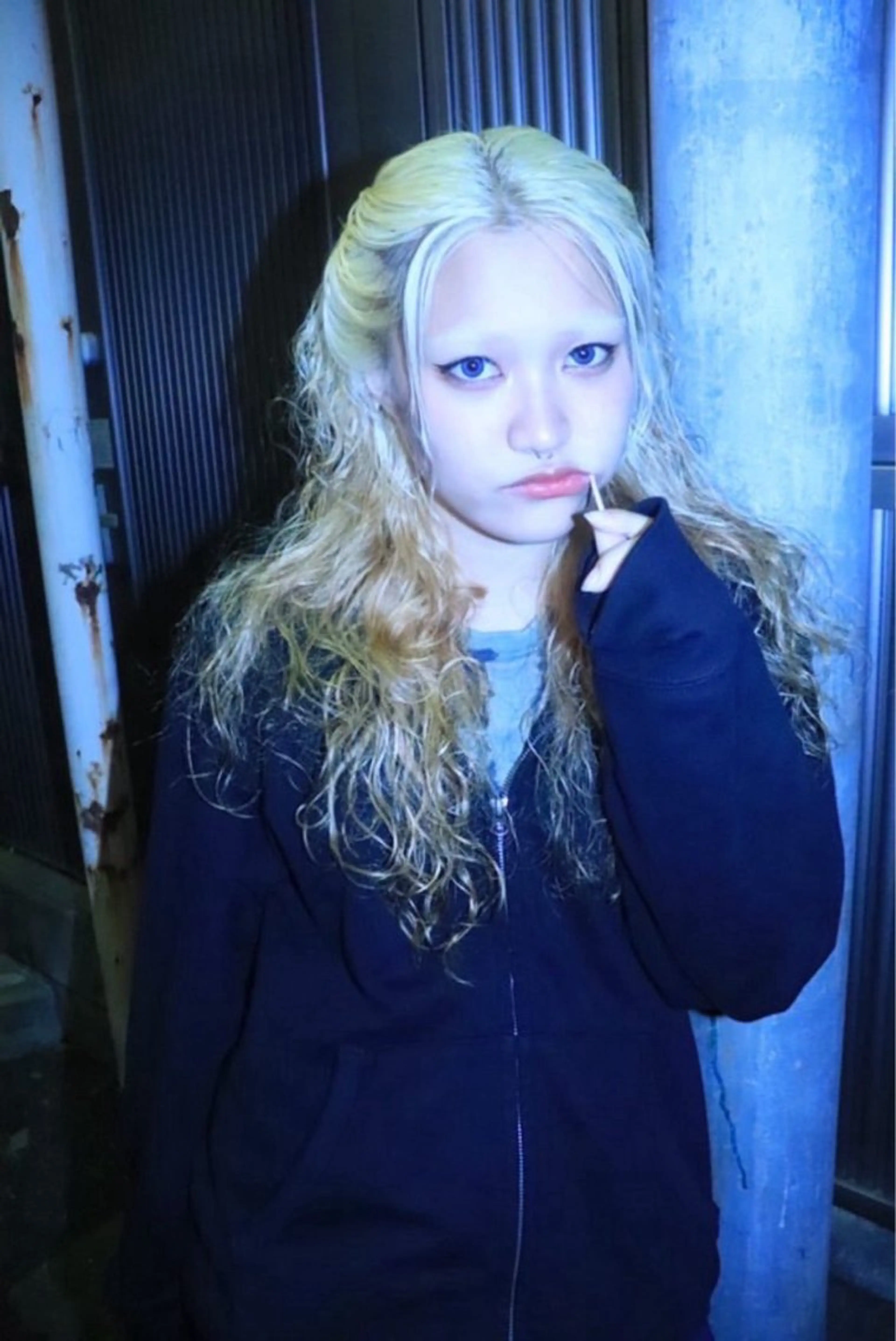 セミロング カラー ヘアアレンジ ヘアカラー @kyoniyy KYONIのヘアスタイル