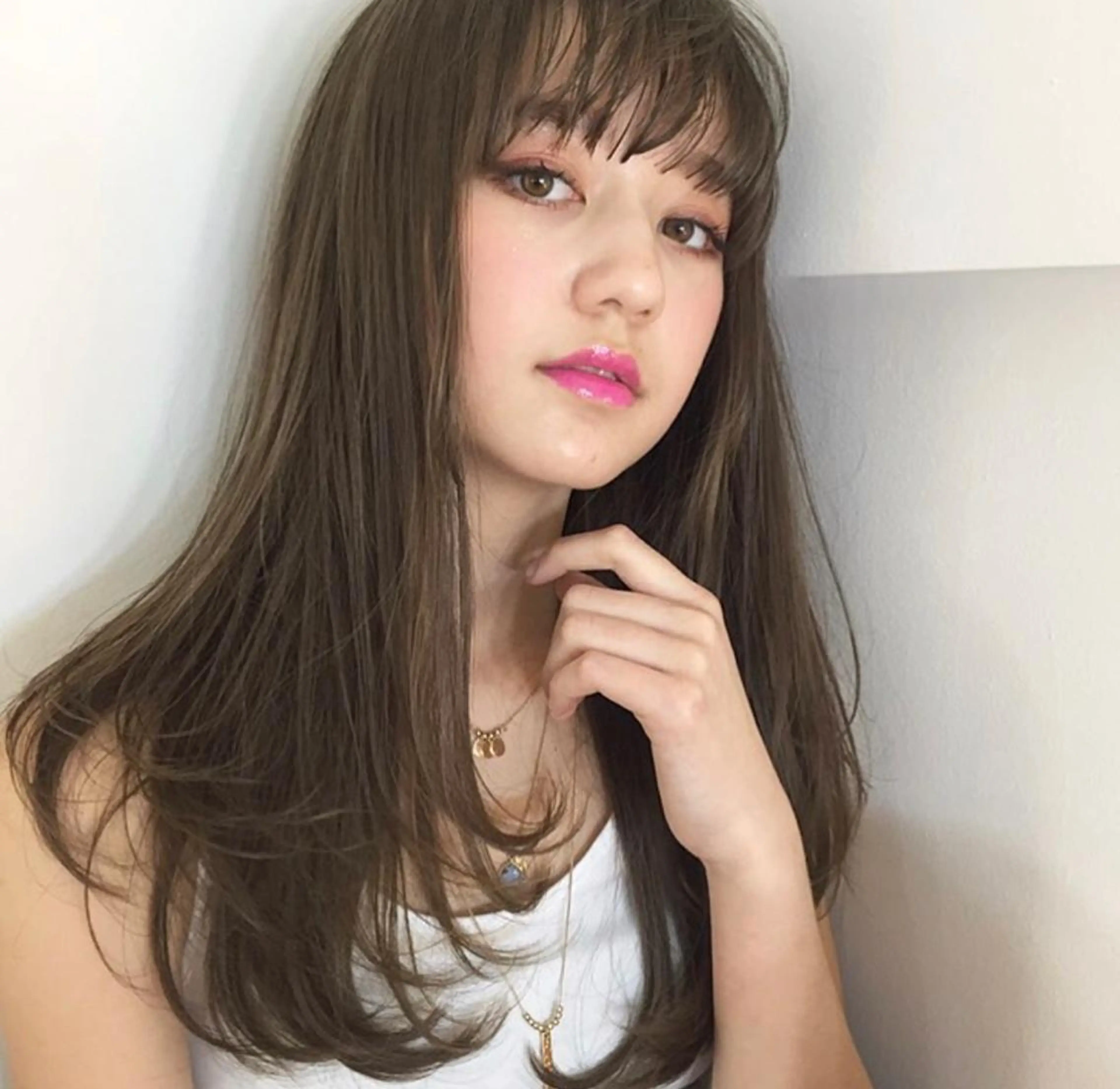 ロング カラー ヘアアレンジ ヘアカラー hayaka todaのヘアスタイル
